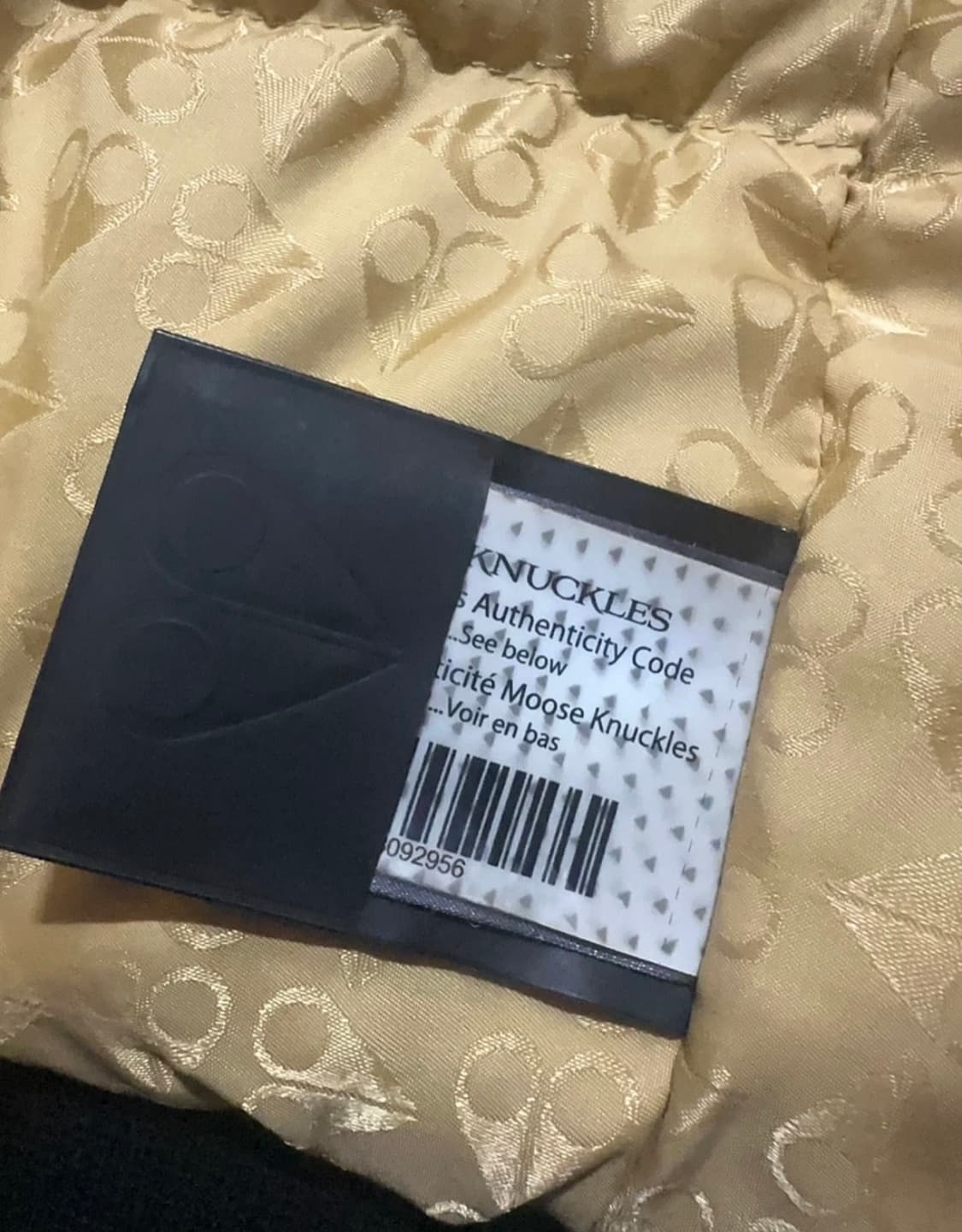 무스너클 발리스틱 봄버 패딩 금장 급처 상품이미지4