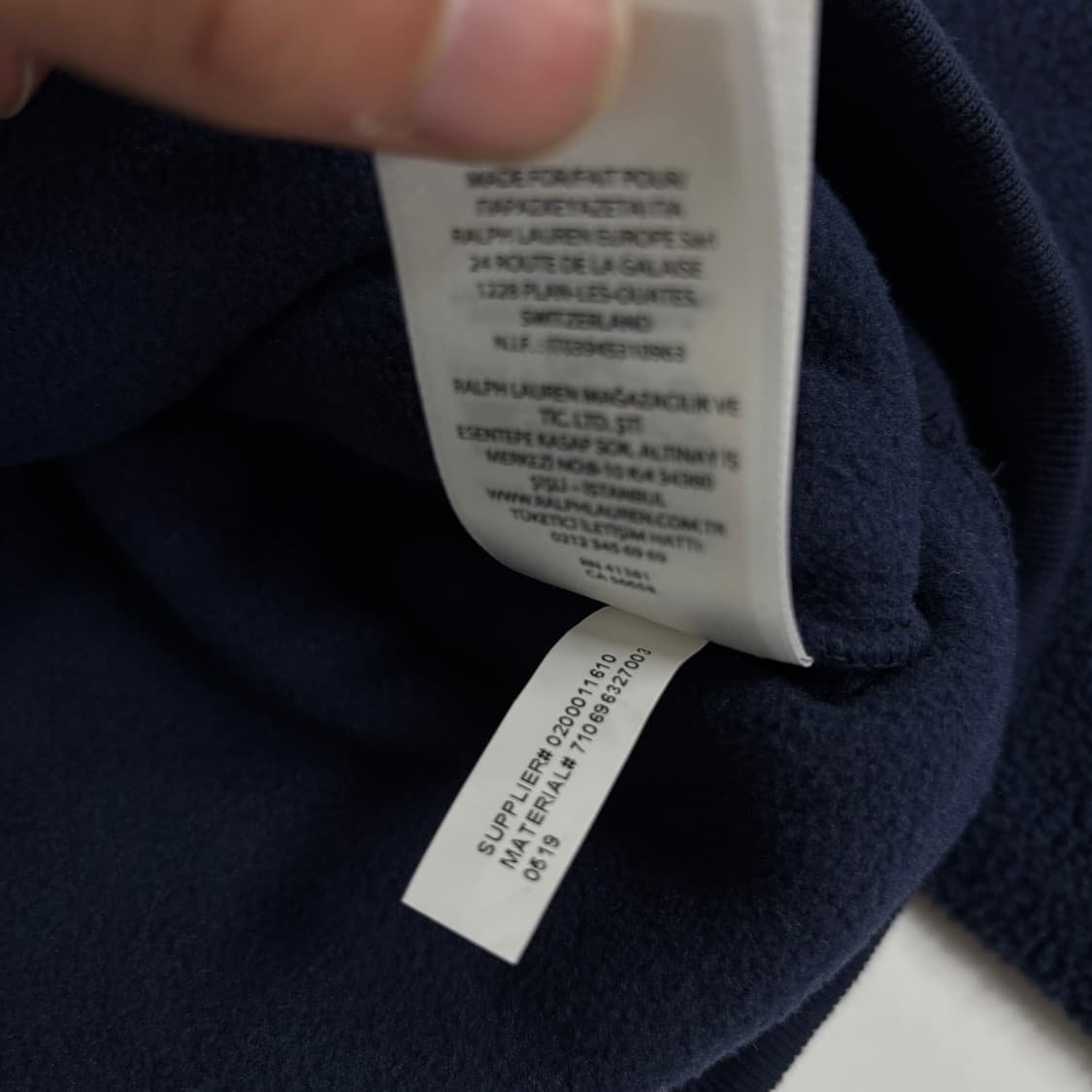 폴로 후리스 후드티 상품이미지8