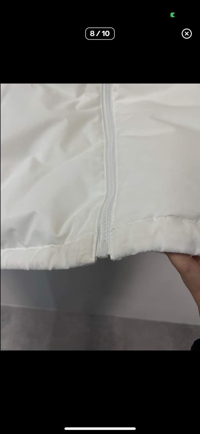 엄브로 빅로고 화이트 패딩 베스트 A3355 상품이미지8