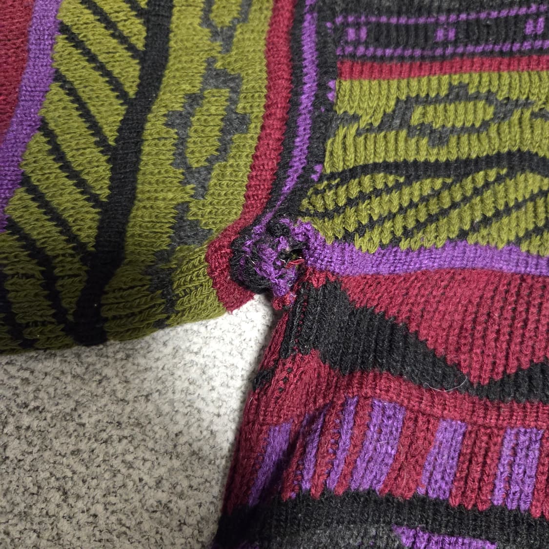 90's Made in USA Magnetic Force 니트 L-XL 상품이미지6