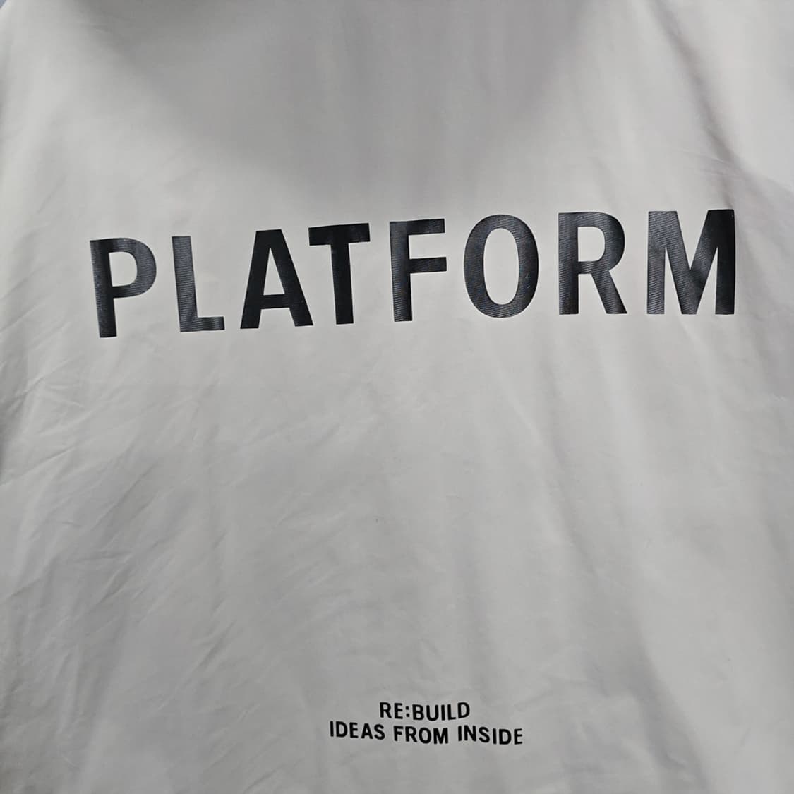 새제품)에이치커넥트 후드 롱 바람막이 코트 105 상품이미지4