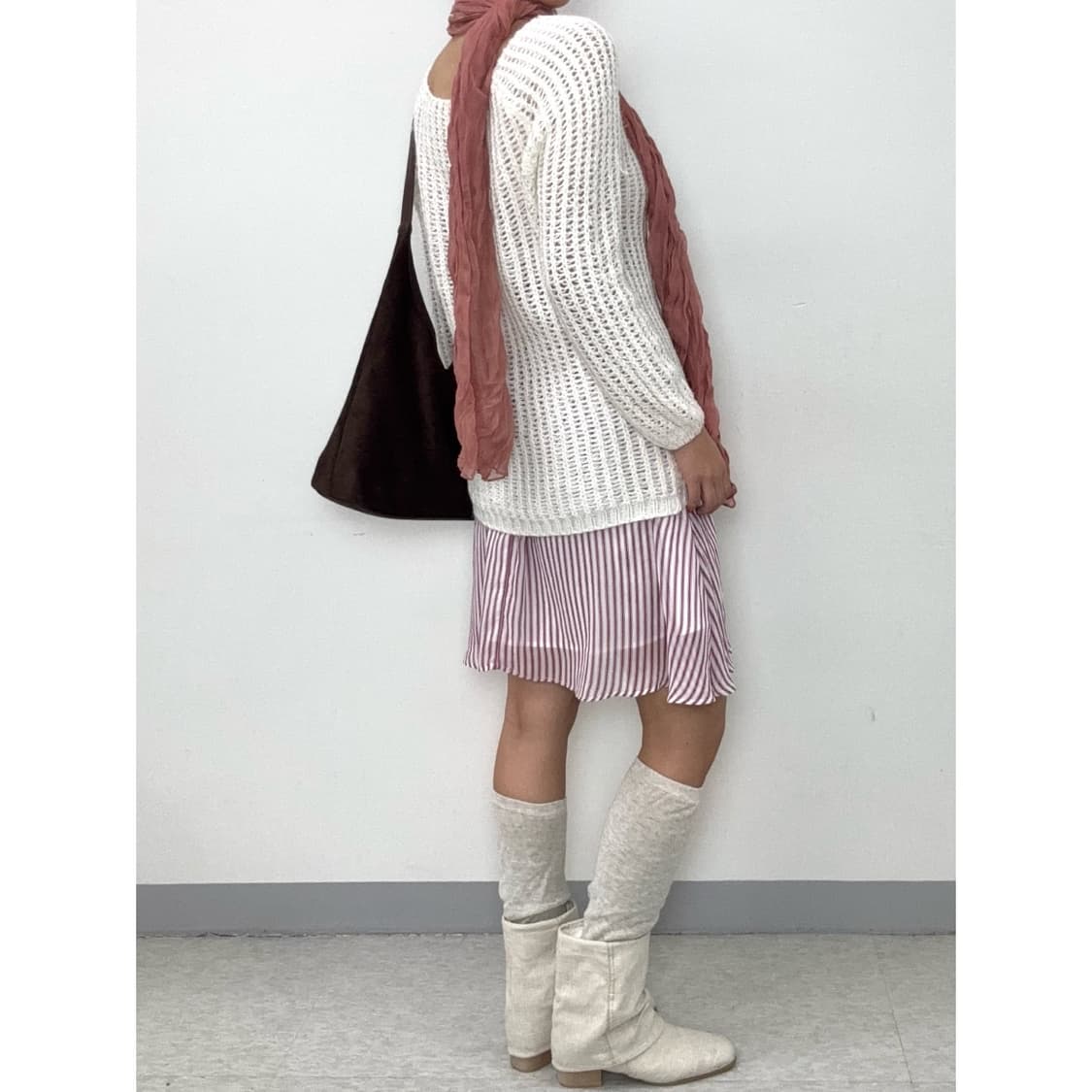 빈티지 아이보리 키치 니트 상품이미지3