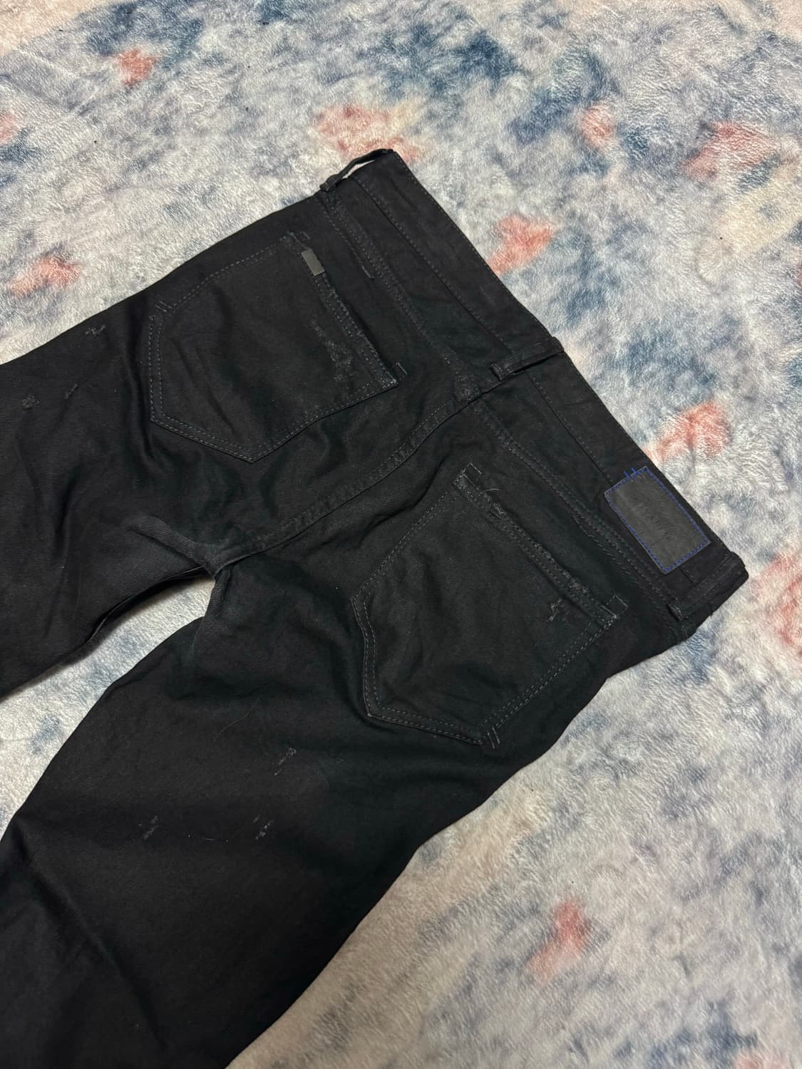 Civarize 00s black distressed zipper den 상품이미지9