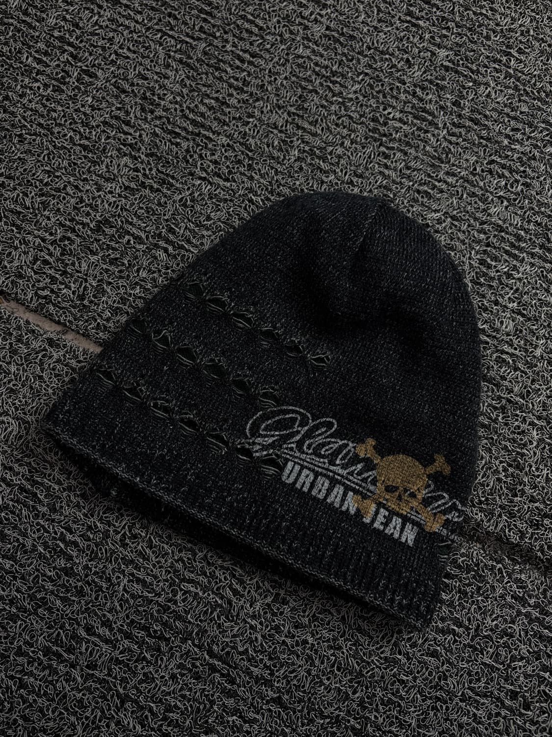 얼반진 Y2K 빈티지 리버시블 디테일 숏 비니 1899 상품이미지1