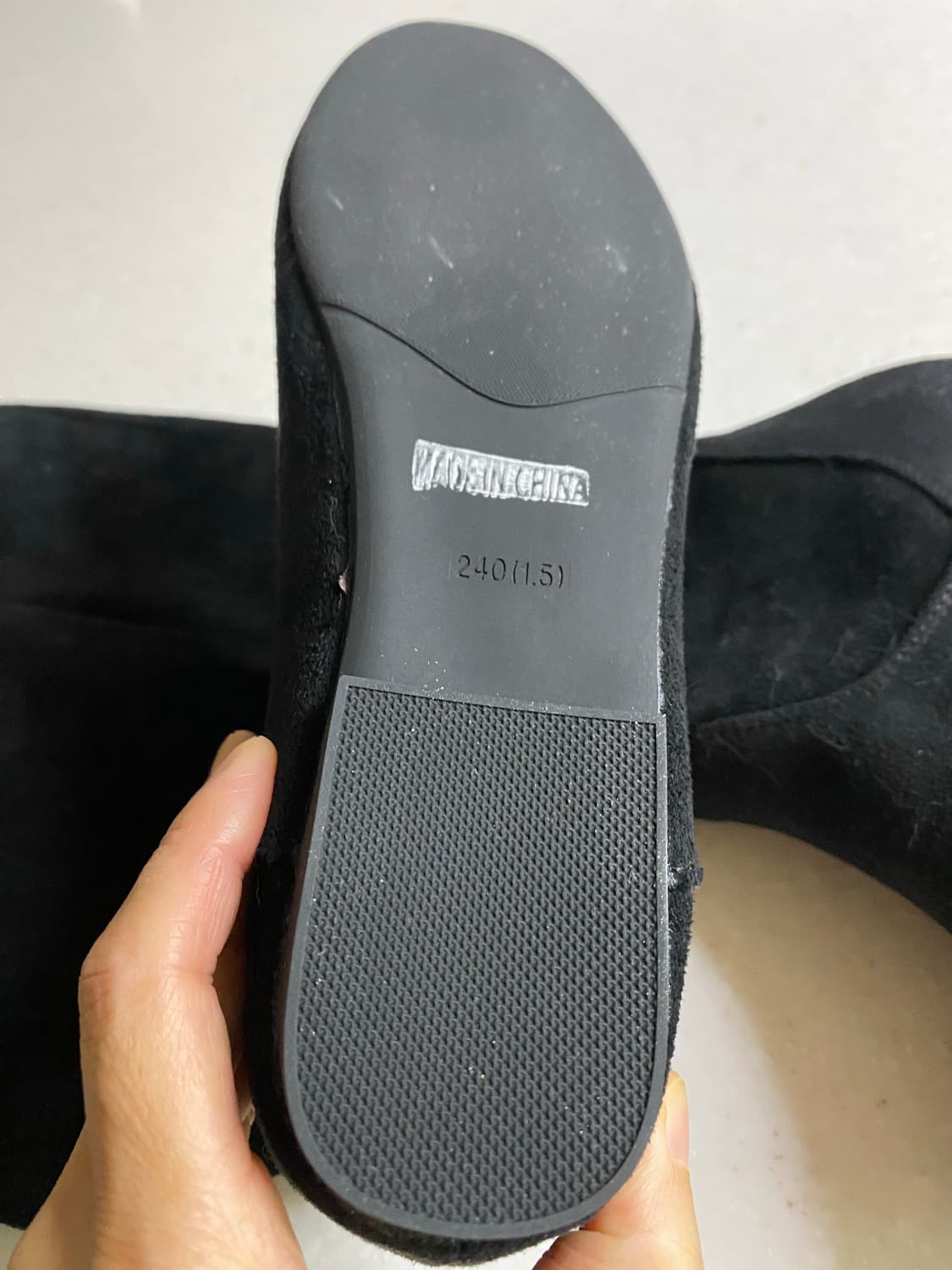 스웨이드 롱부츠 상품이미지7