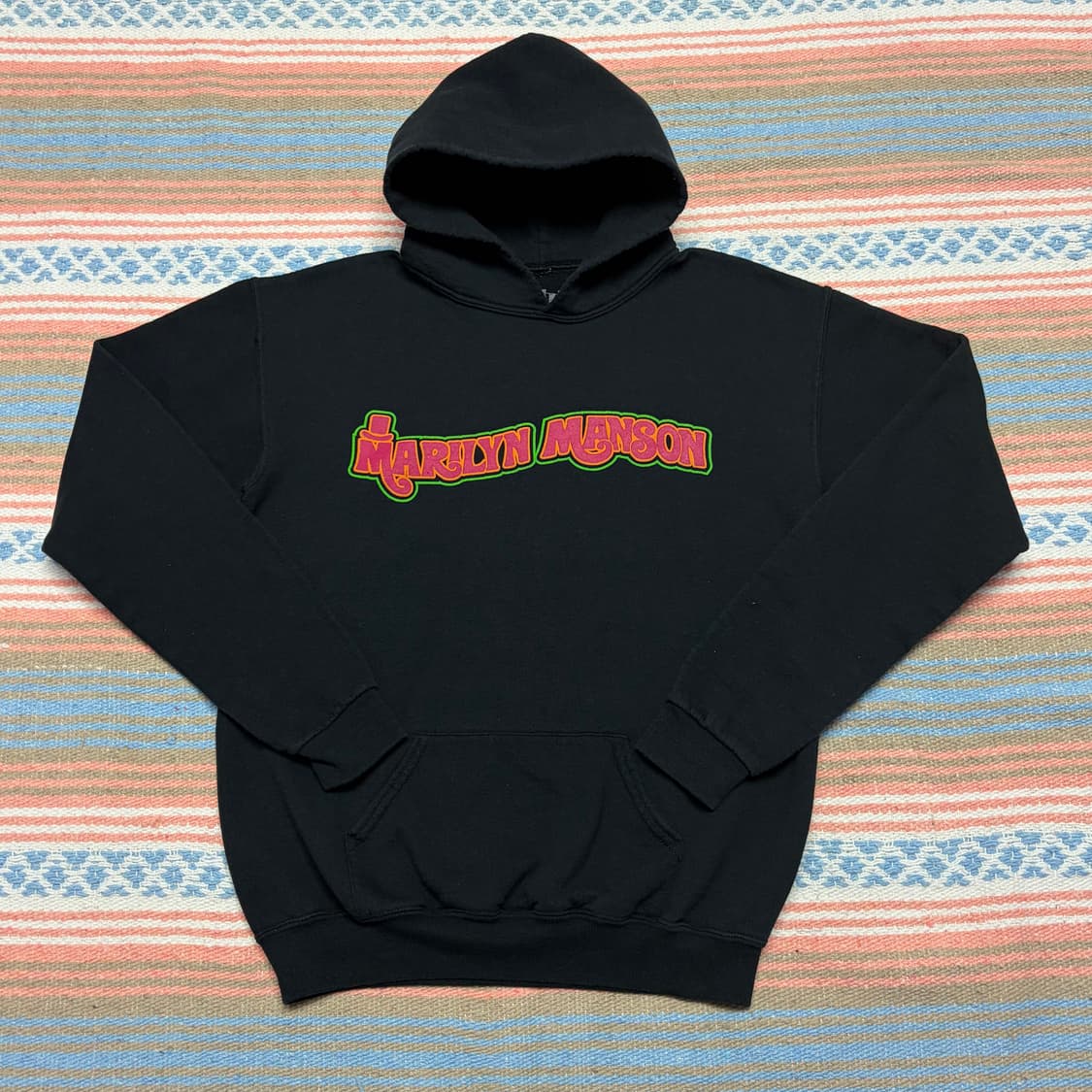 미국 빈티지 마릴린 맨슨 굿즈 후드티 락티 밴드티 상품이미지4