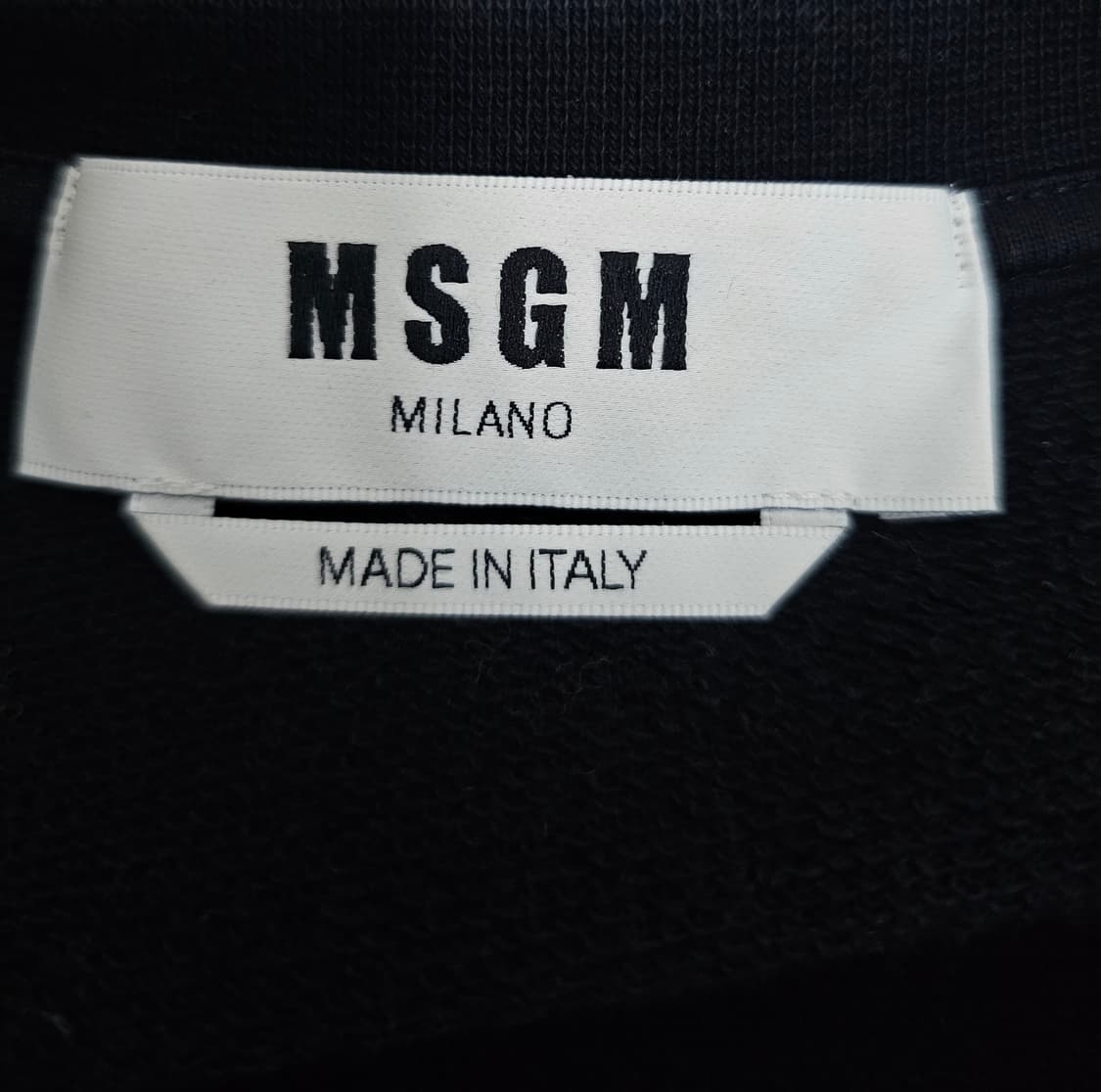 MSGM 밀라노 블랙 맨투맨 티셔츠 L 상품이미지3