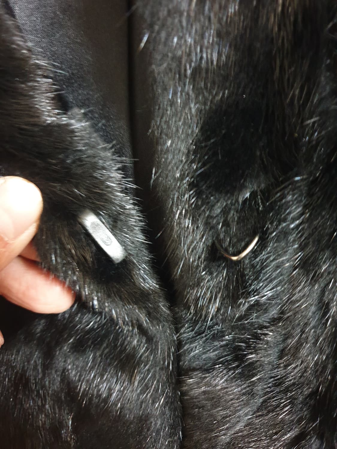 [여성] MUMUM 블랙 밍크 코트 88cm 상품이미지3