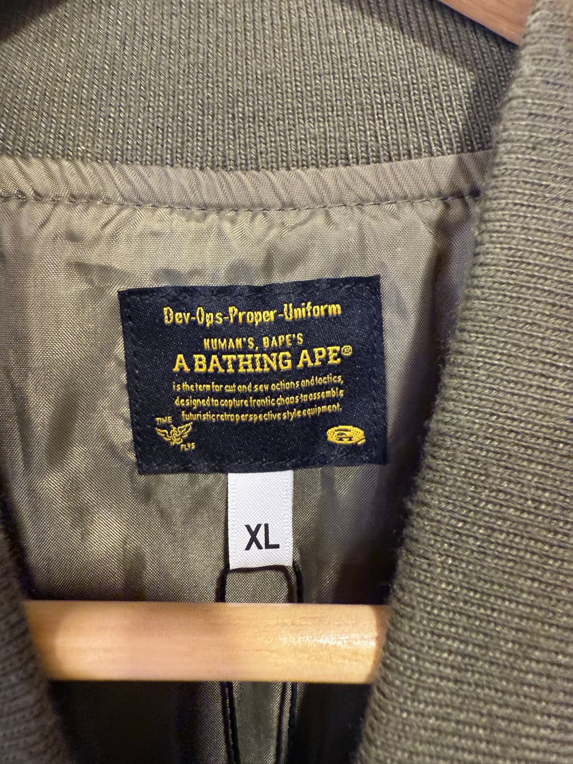 베이프 ma-1 항공 점퍼 상품이미지2