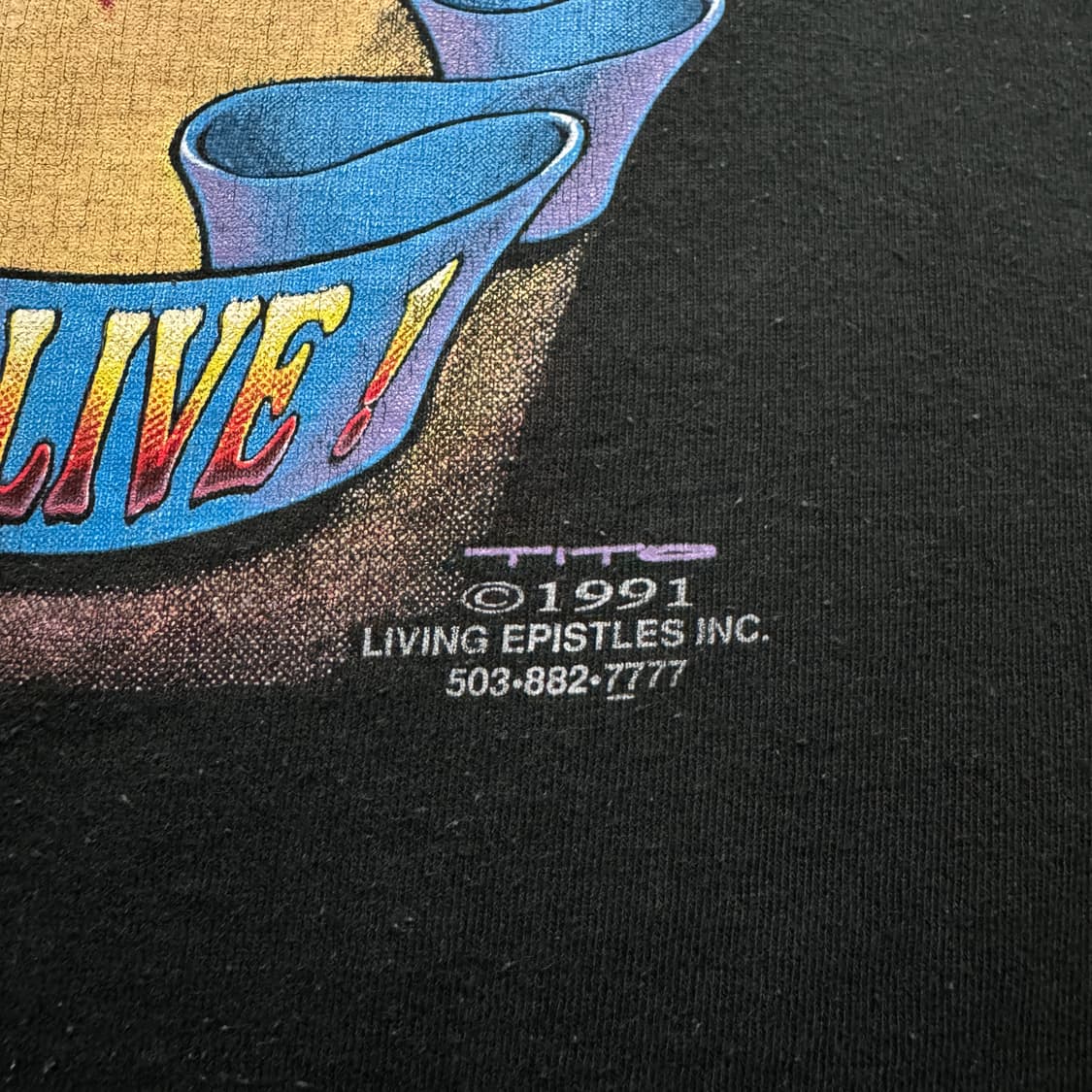 빈티지 90s 할리데이비슨 지저스 Jesus 패러디 티셔츠 상품이미지6
