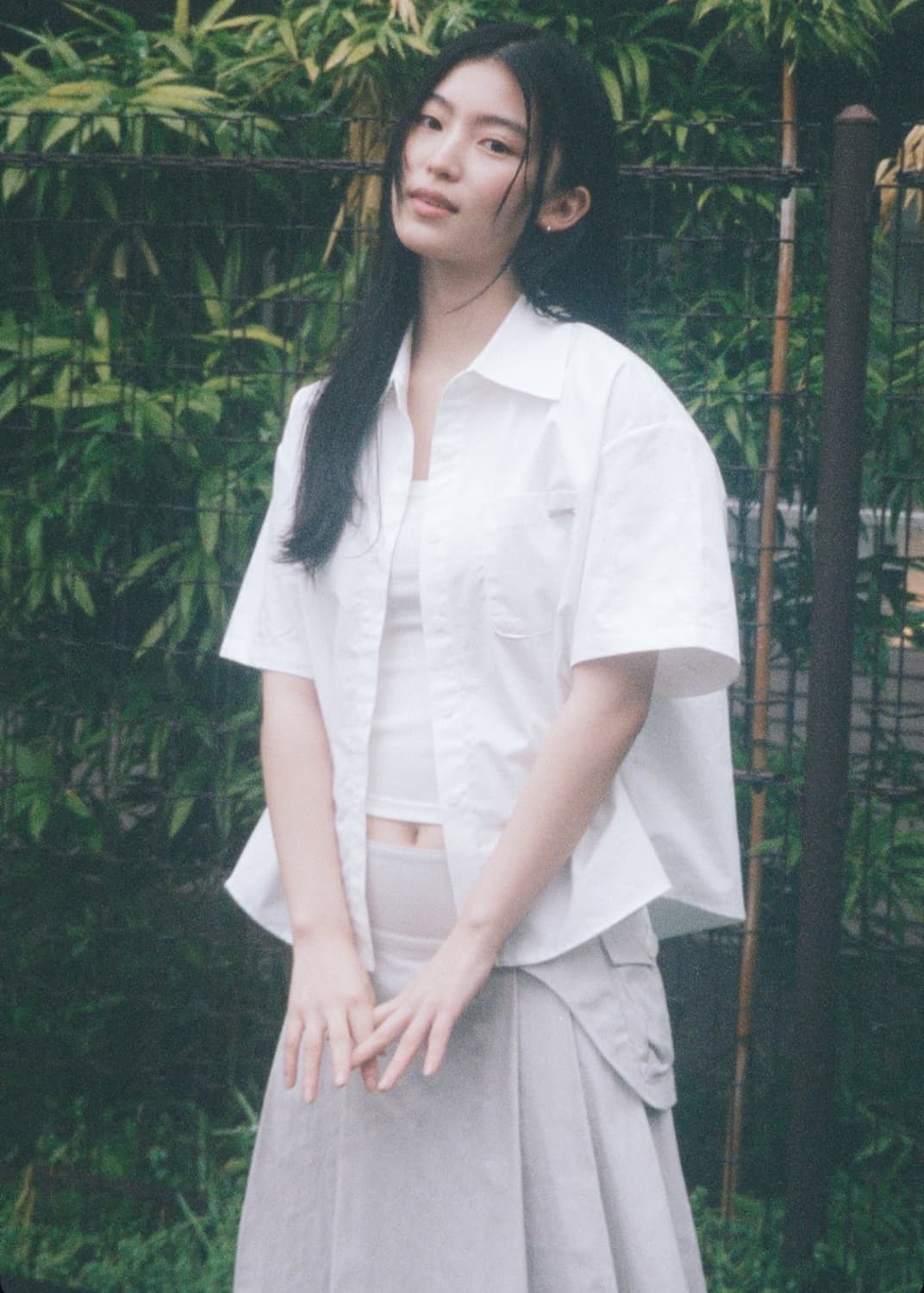 포켓 미니 백 스커트 Waist pocket bag midi skirt 상품이미지7