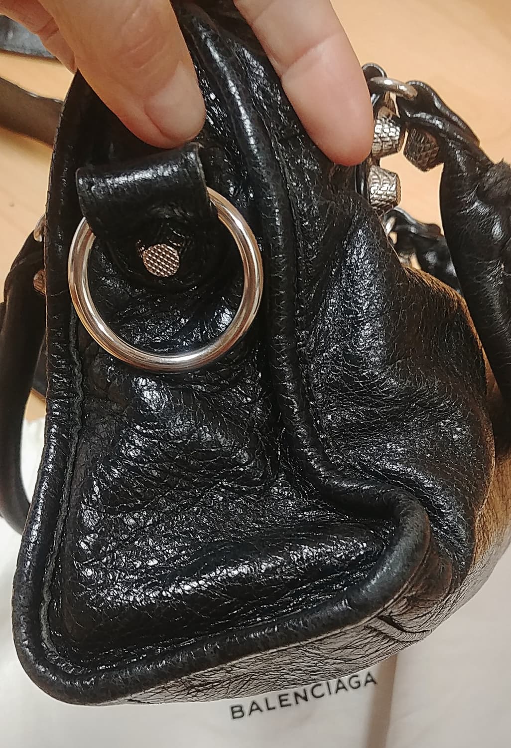 Balenciaga발렌시아가 자이언트 시티백 미니블랙 상품이미지6