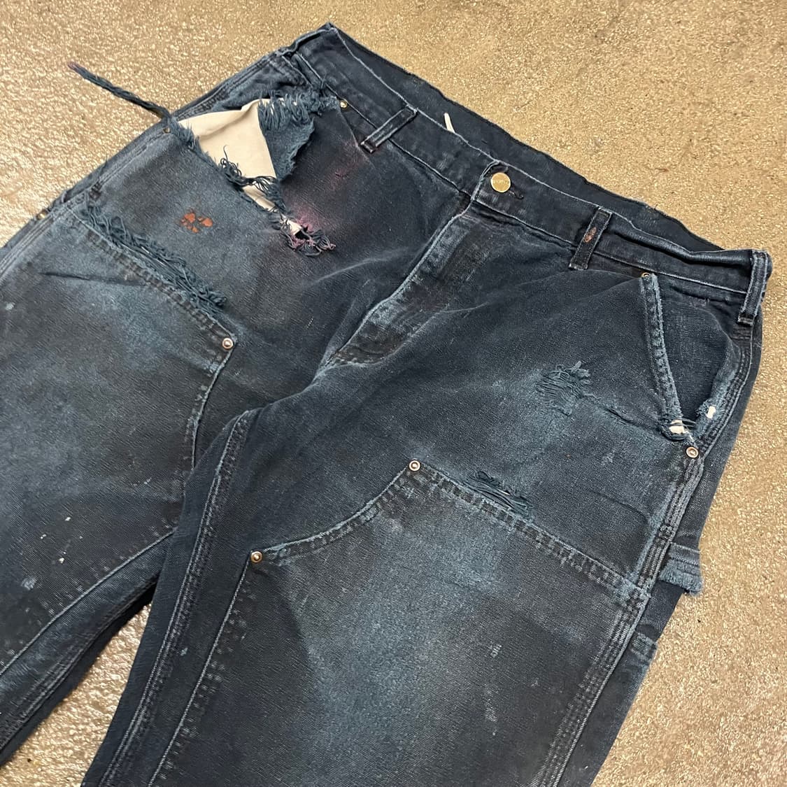 Carhartt 데미지 더블니 팬츠 (35“) 상품이미지2