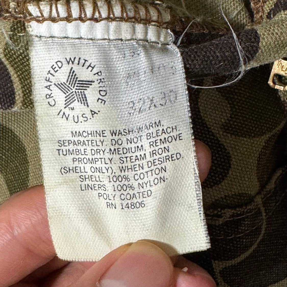 80년대 빈티지 칼하트 덕카모 팬츠 wu103 상품이미지5