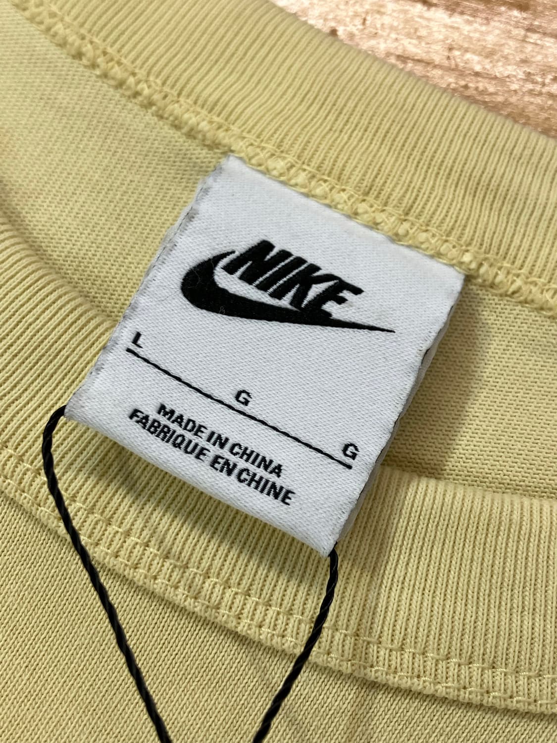 나이키 롱슬리브 티셔츠 옐로우 L #csz2423 상품이미지6