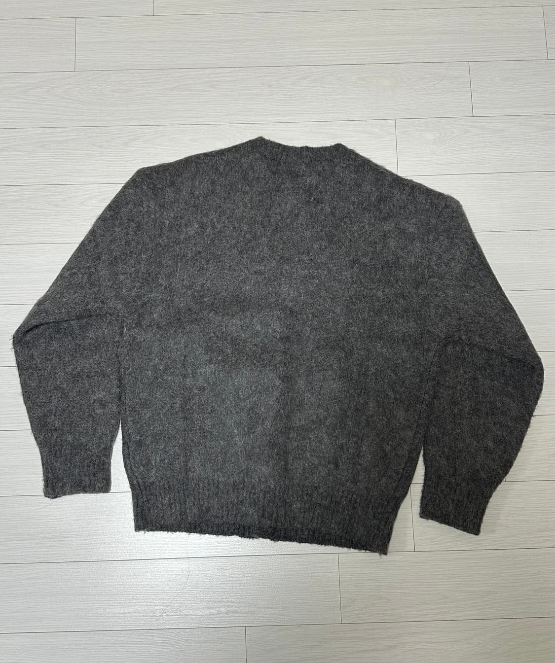 아트이프액츠 모헤어 가디건 차콜 M 상품이미지4