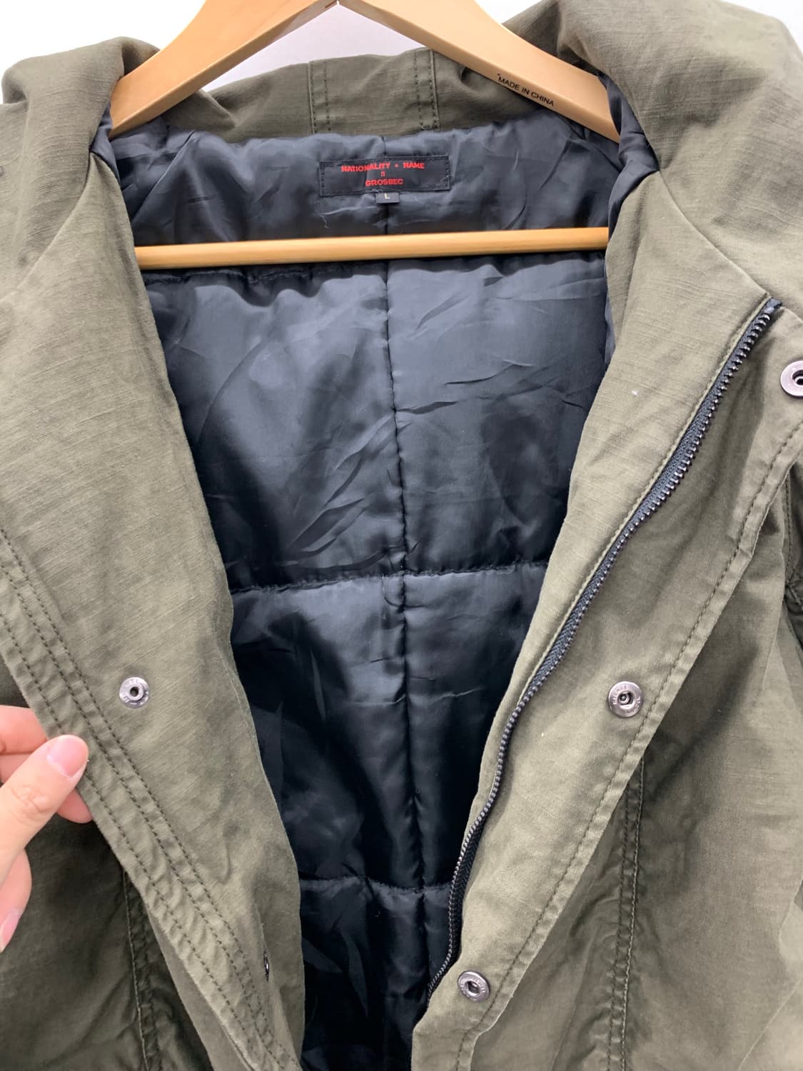 밀리터리 셔링 디테일 야상 자켓 상품이미지5