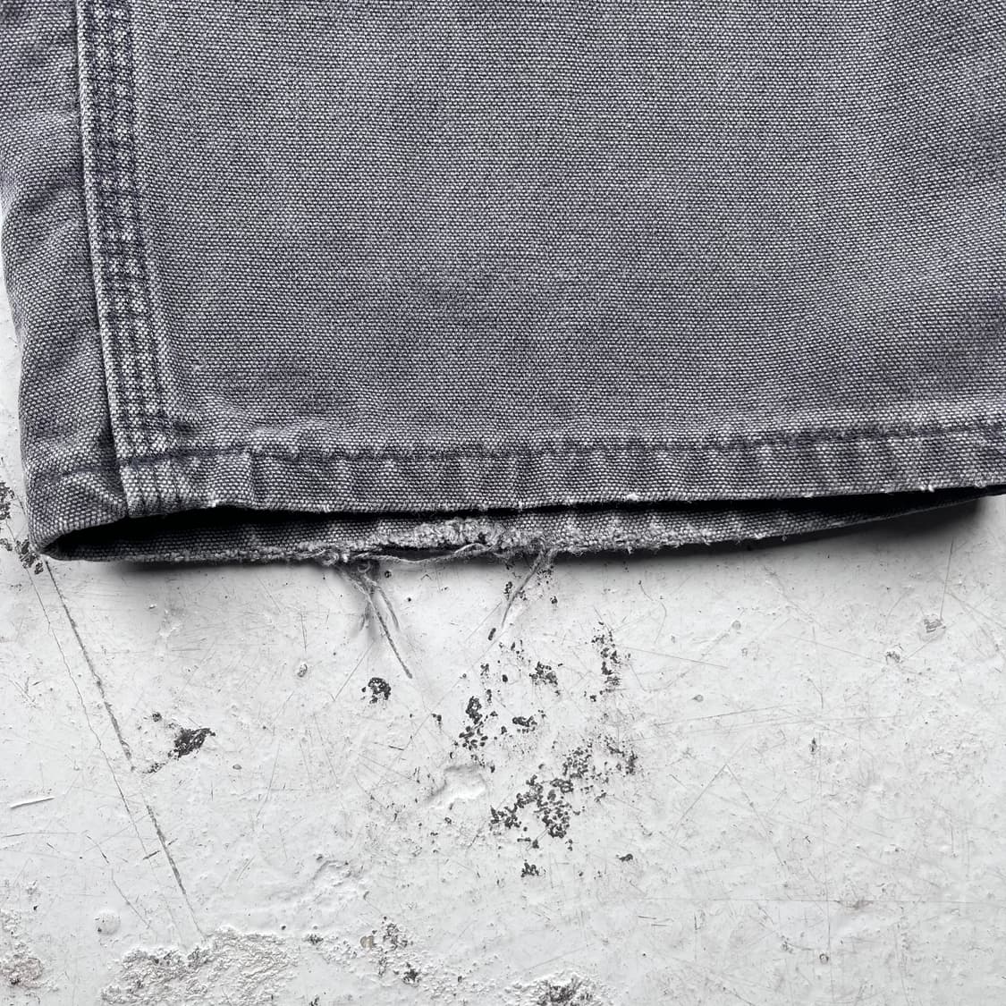 빈티지 칼하트 블랙 그레이 싱글니 카펜터 팬츠 B11 상품이미지9