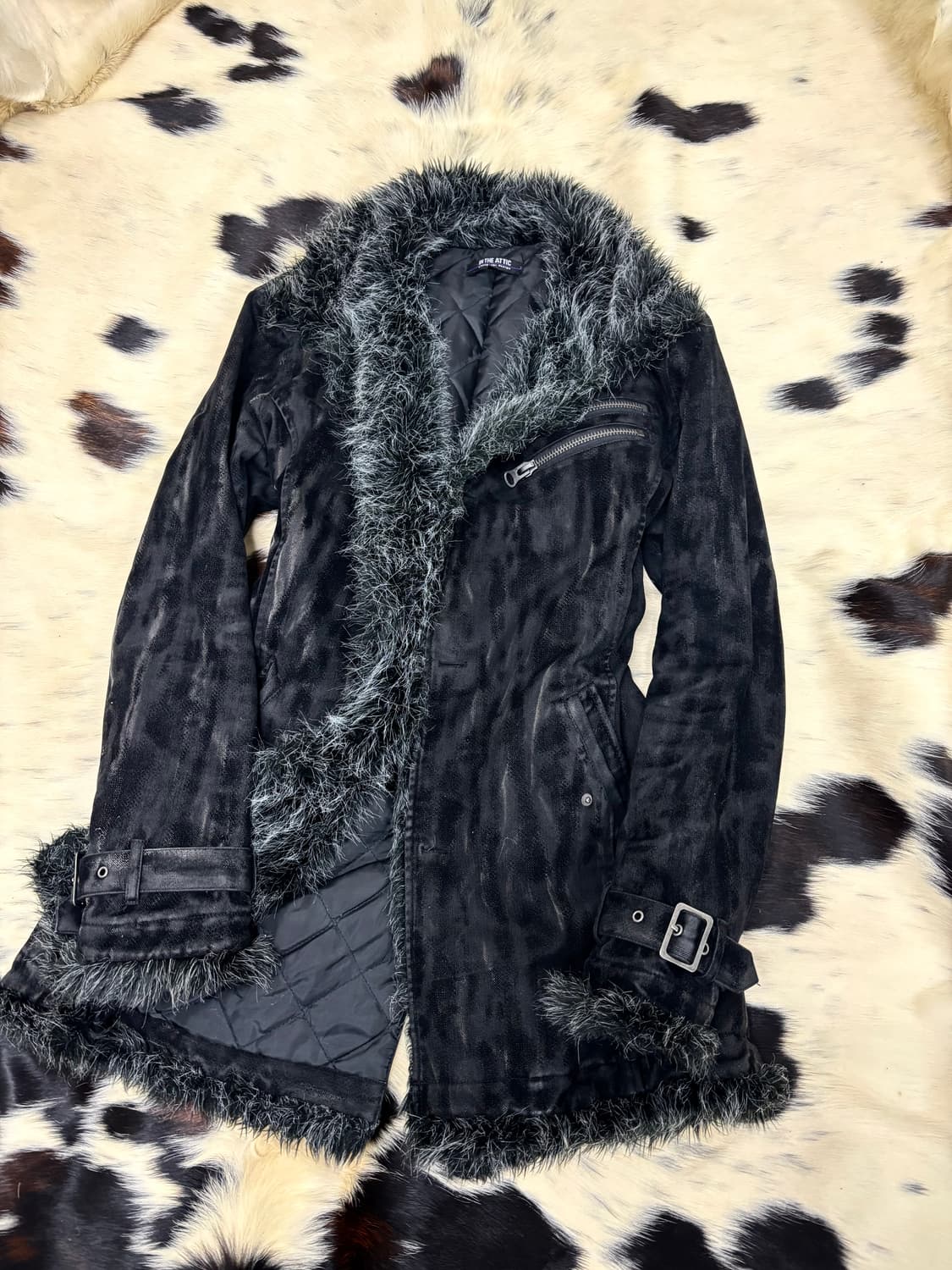 [IN THE ATTIC]2000s VKEI Fur Trimming Wa 상품이미지7