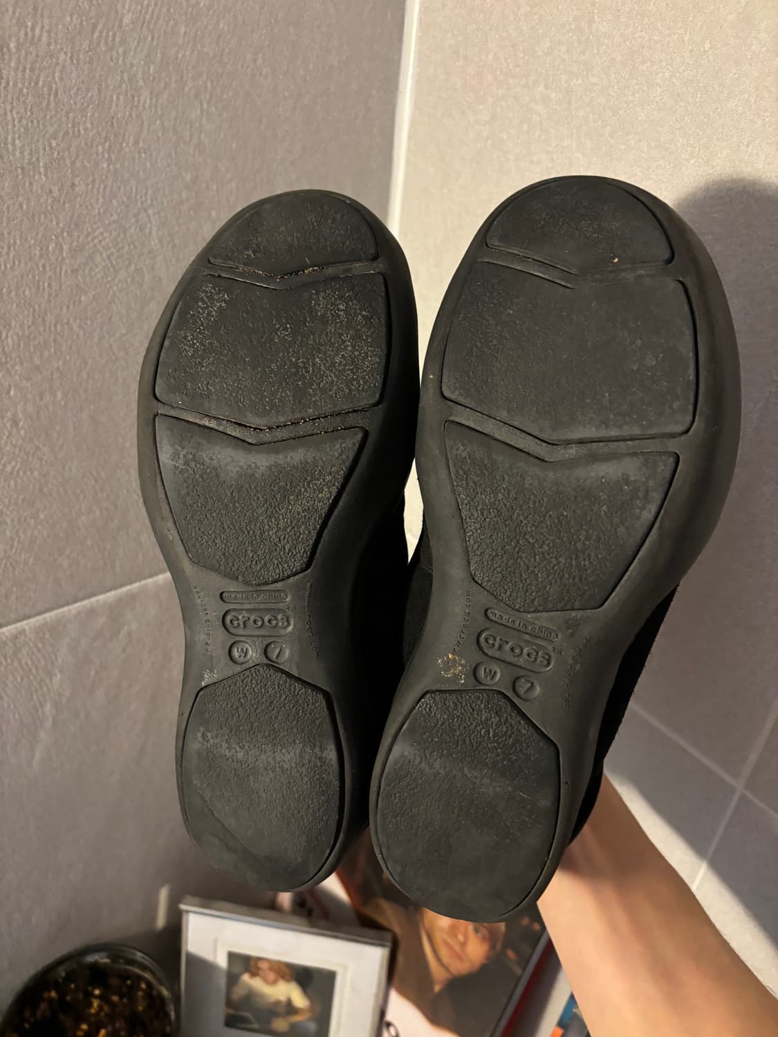 크록스 스웨이드 플랫슈즈 상품이미지4