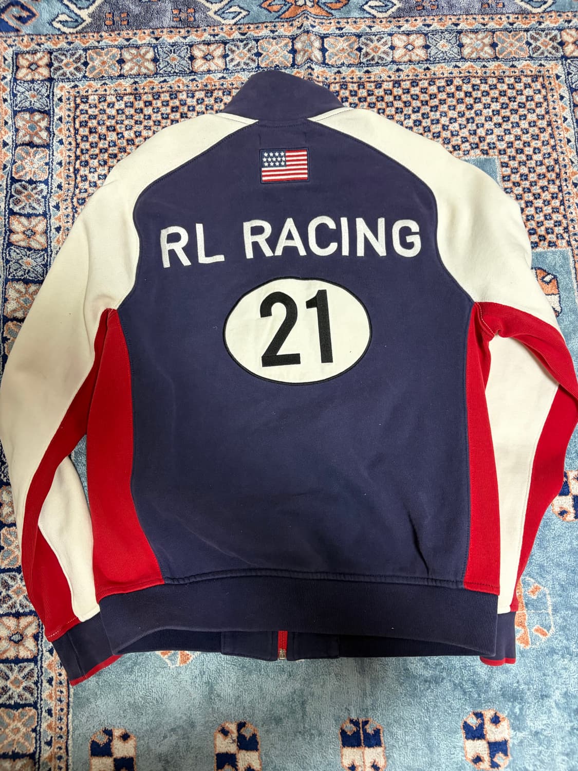 폴로 랄프로렌 빅포니 usa 레이싱 져지 m 상품이미지2