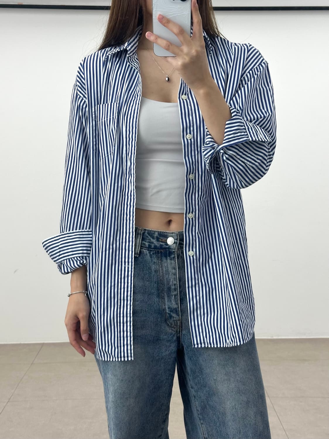 폴로랄프로렌 스트라이프 셔츠 M 상품이미지1