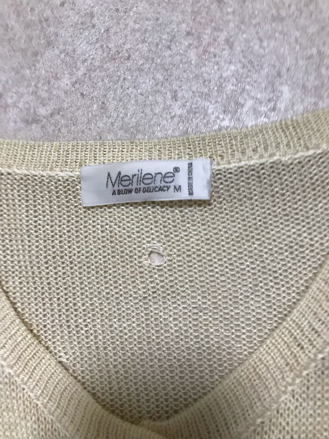 모리걸 꽃 자수 포인트 니트 가디건 상품이미지4