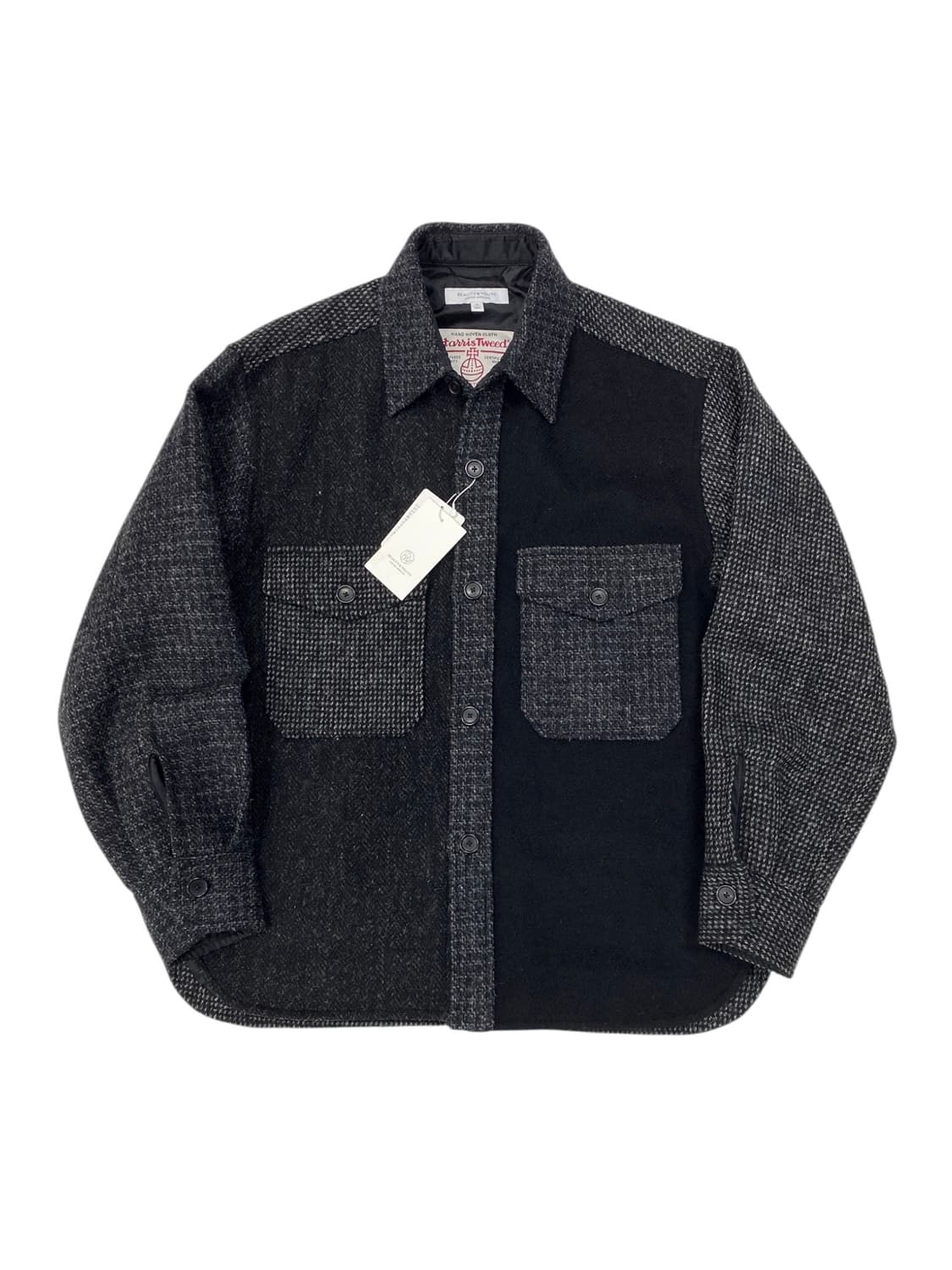 유나이티드 에로우즈 X 해리스 트위드 셔츠 자켓 상품이미지1