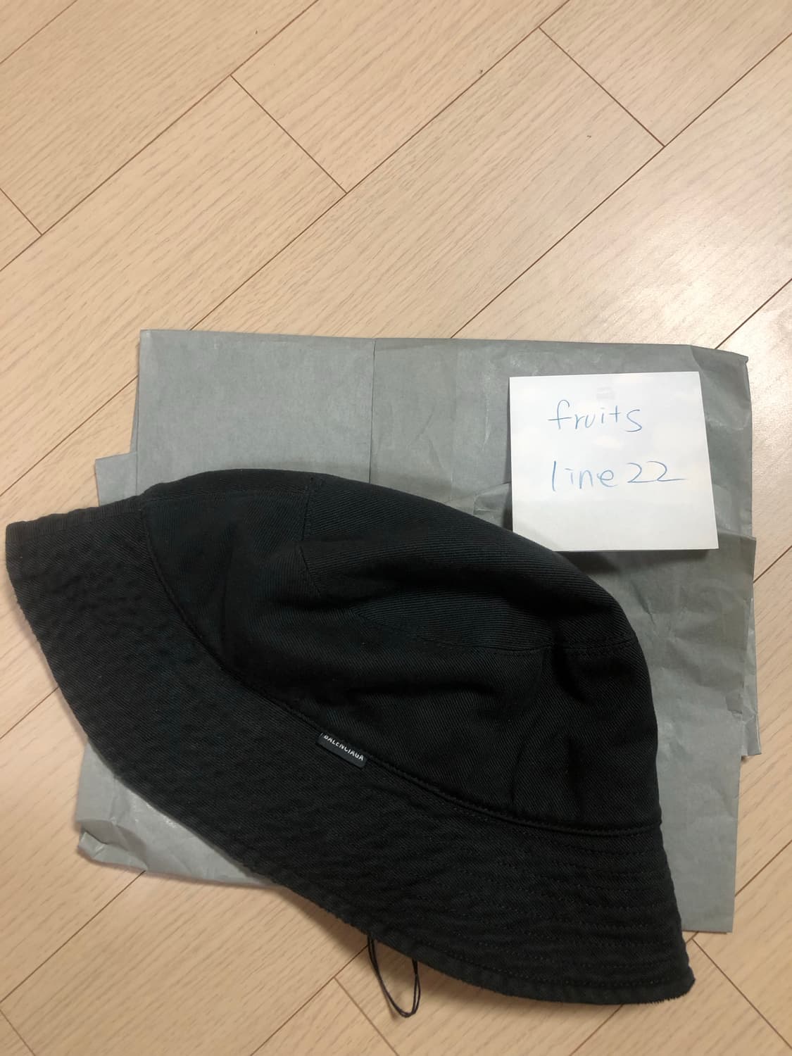 [L] 발렌시아가 버킷햇 블랙 상품이미지3