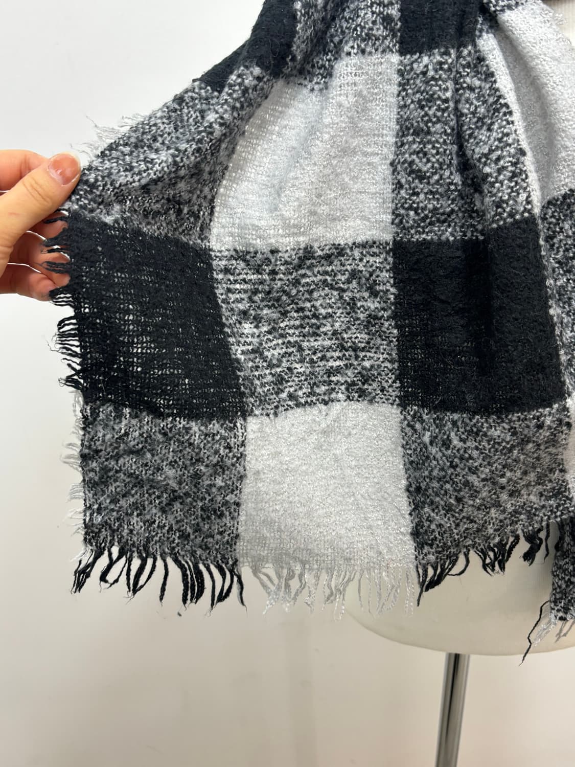 Beams Boy 빔즈 체크 머플러 목도리 상품이미지4