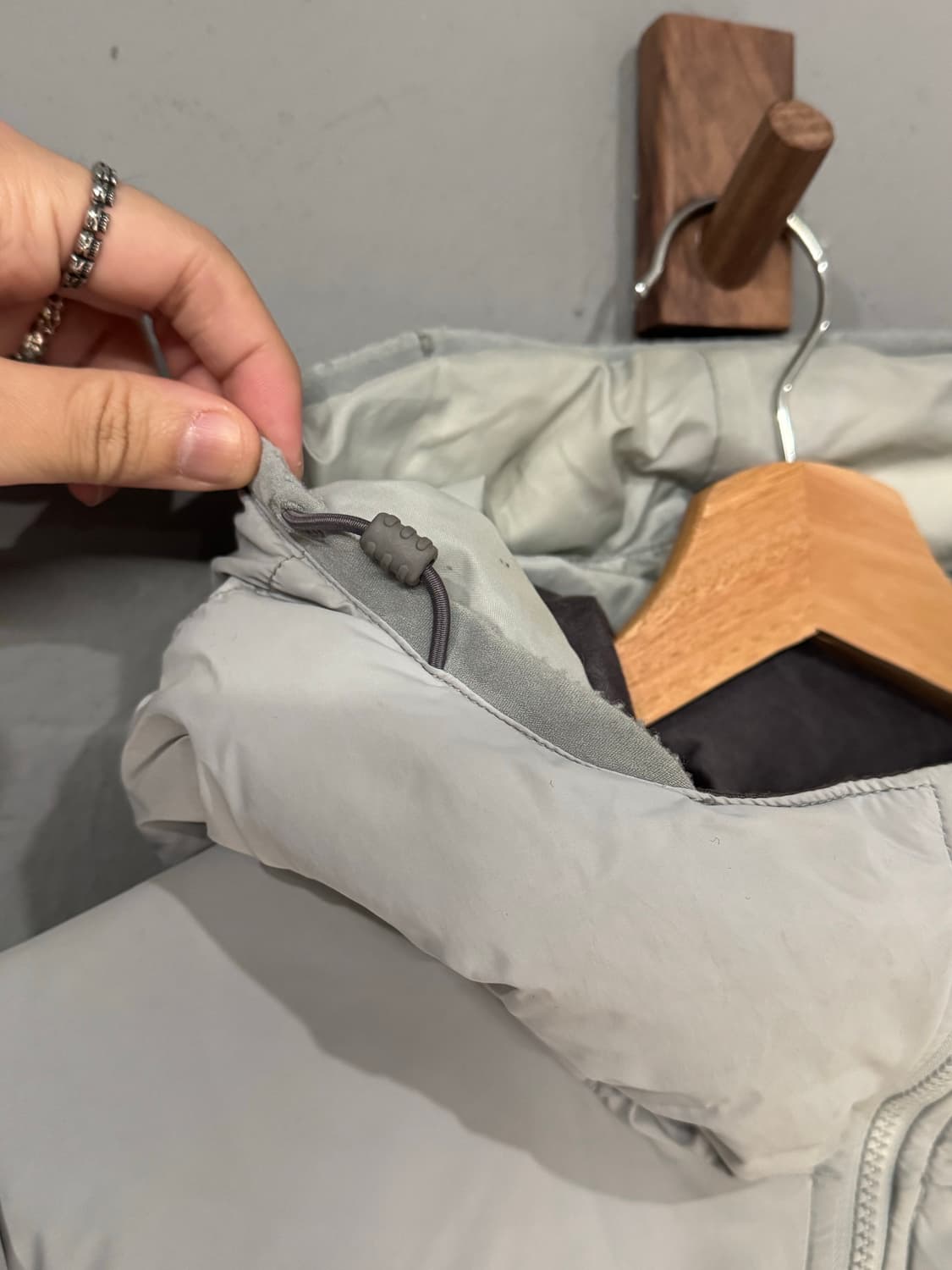 나이키 ACG 실버그레이 투웨이 구스다운 푸퍼 패딩 상품이미지7