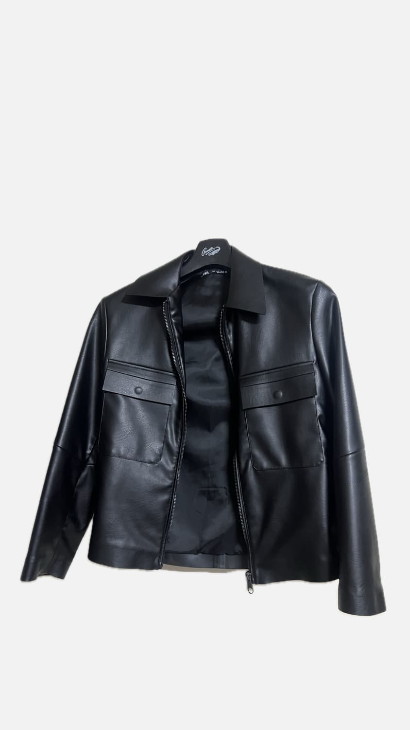 자라 레더자켓 상품이미지1