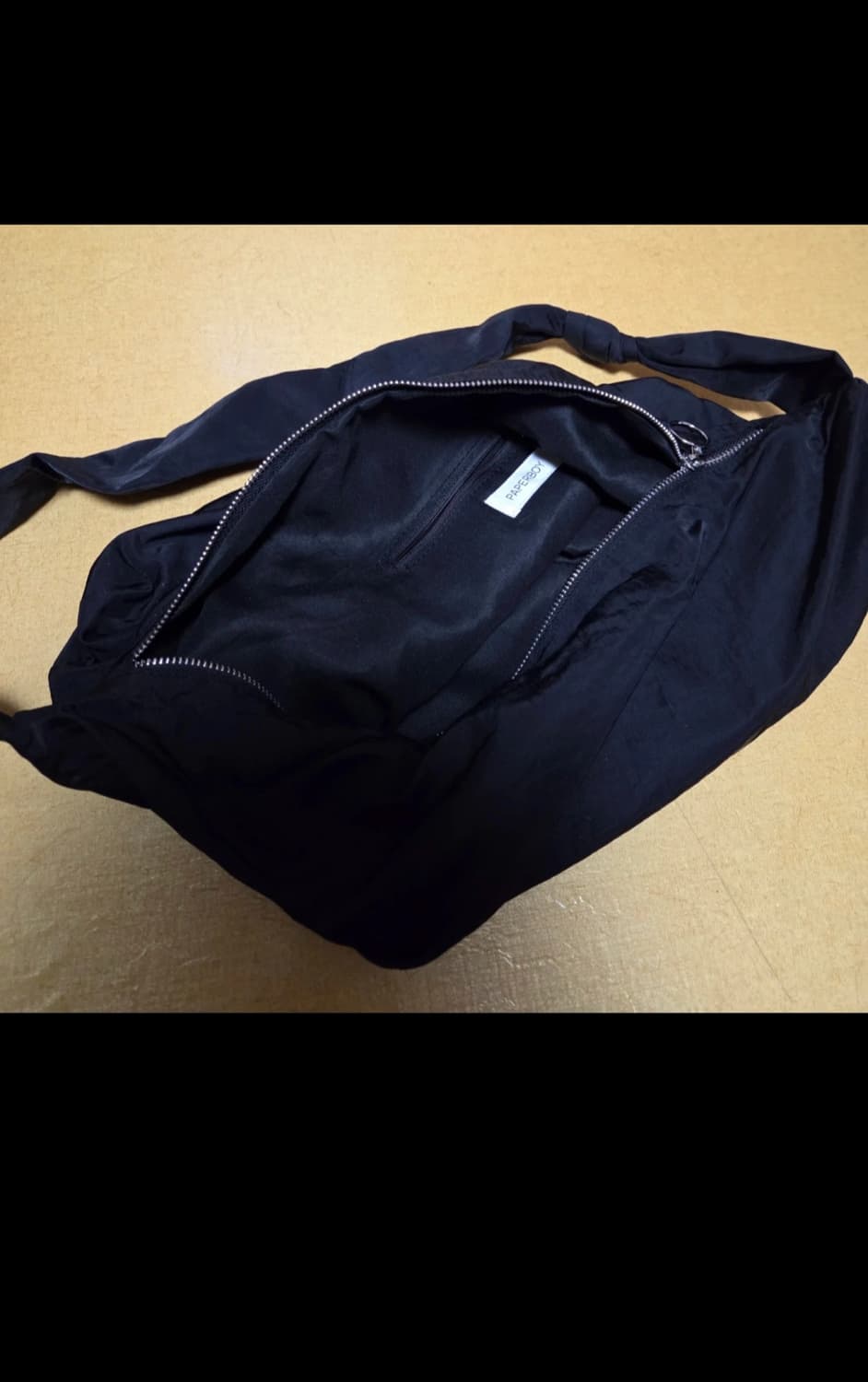 페이퍼보이 블랙 나일론 숄더백 상품이미지2