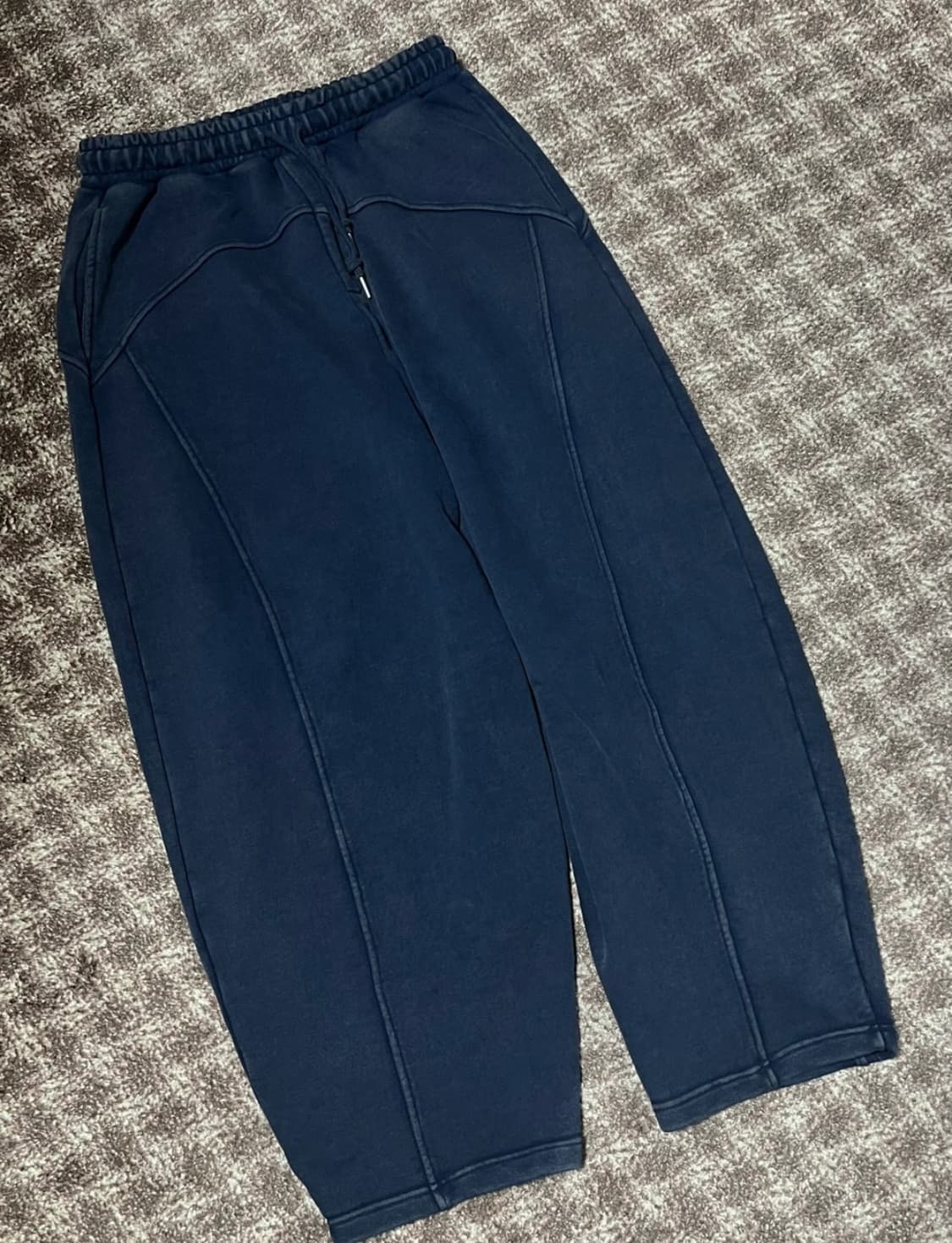 인템포무드 벌룬핏 워싱 스웻 팬츠 상품이미지3