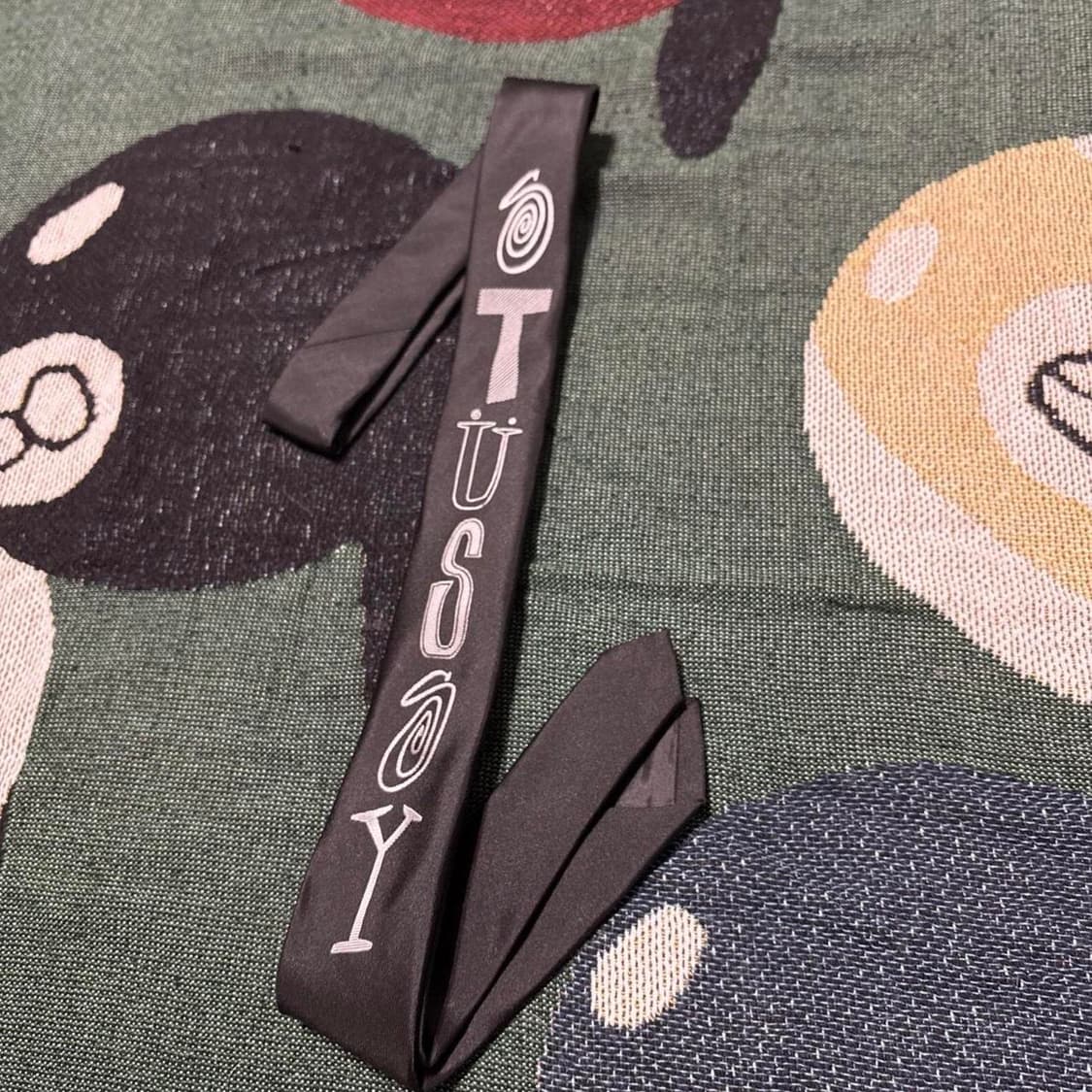 스투시 랜섬 자카드 넥타이 블랙 상품이미지3