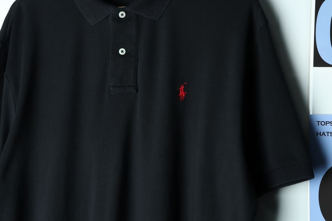 (L-2XL) 폴로 랄프로렌 반팔 카라 티셔츠 USA 블랙-7B0D 상품이미지5