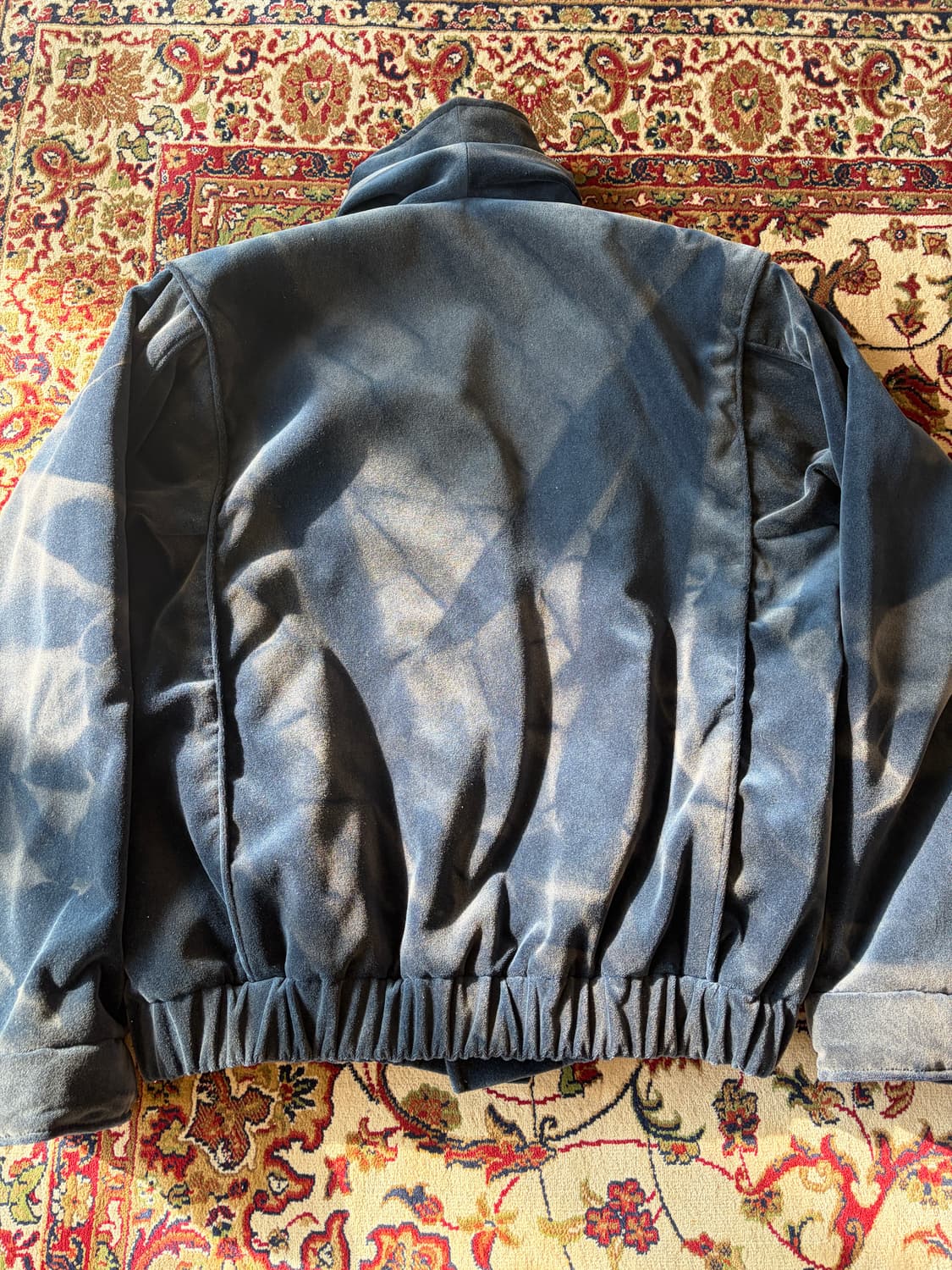 AW22 지용킴 숄카라 벨벳 봄버 자켓 L 상품이미지3