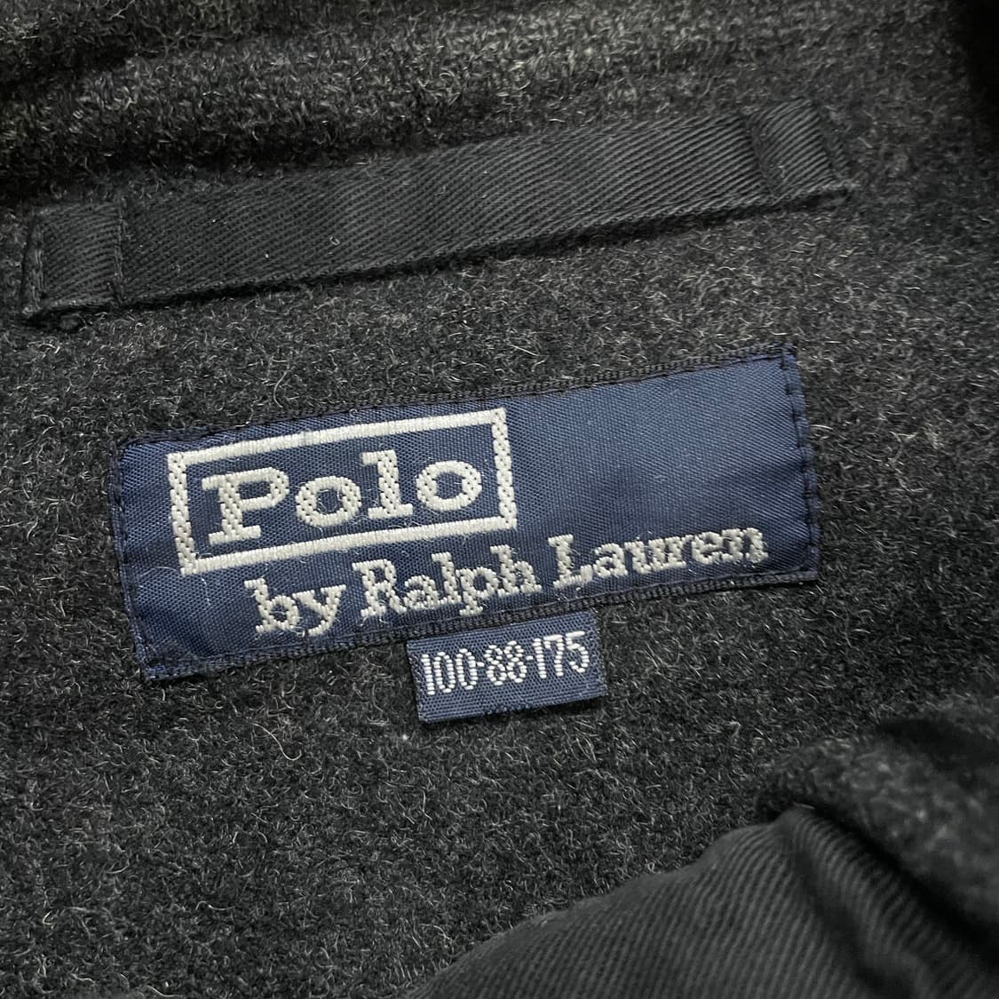 폴로 랄프로렌 더플 울 코트 차콜 상품이미지4