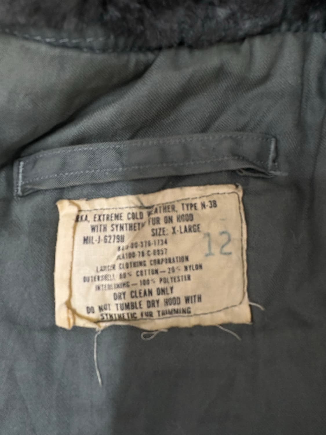 70's USAF N-3B Parka Extreme Cold 상품이미지3