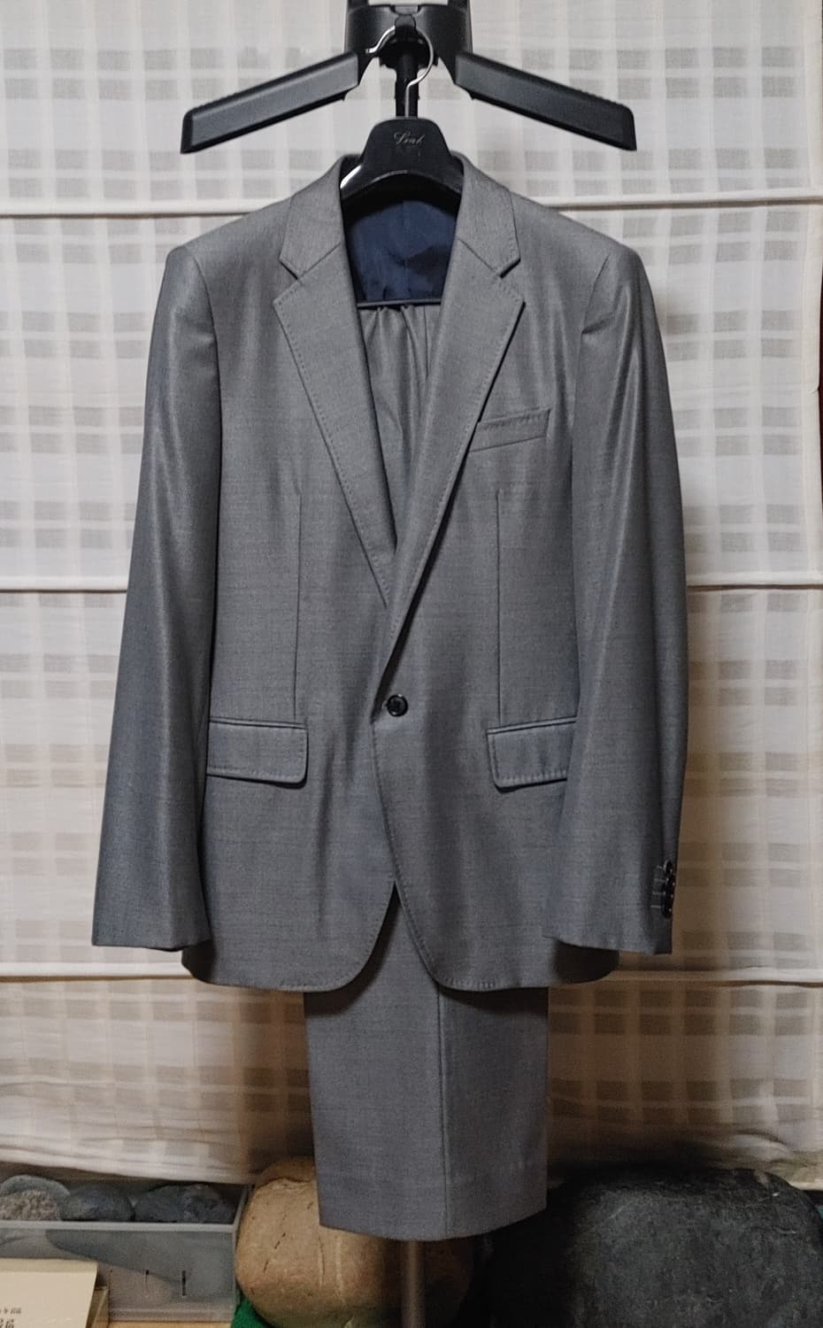 (한섬) 타임 옴므 그레이 정장 수트 48 / 86 상품이미지3