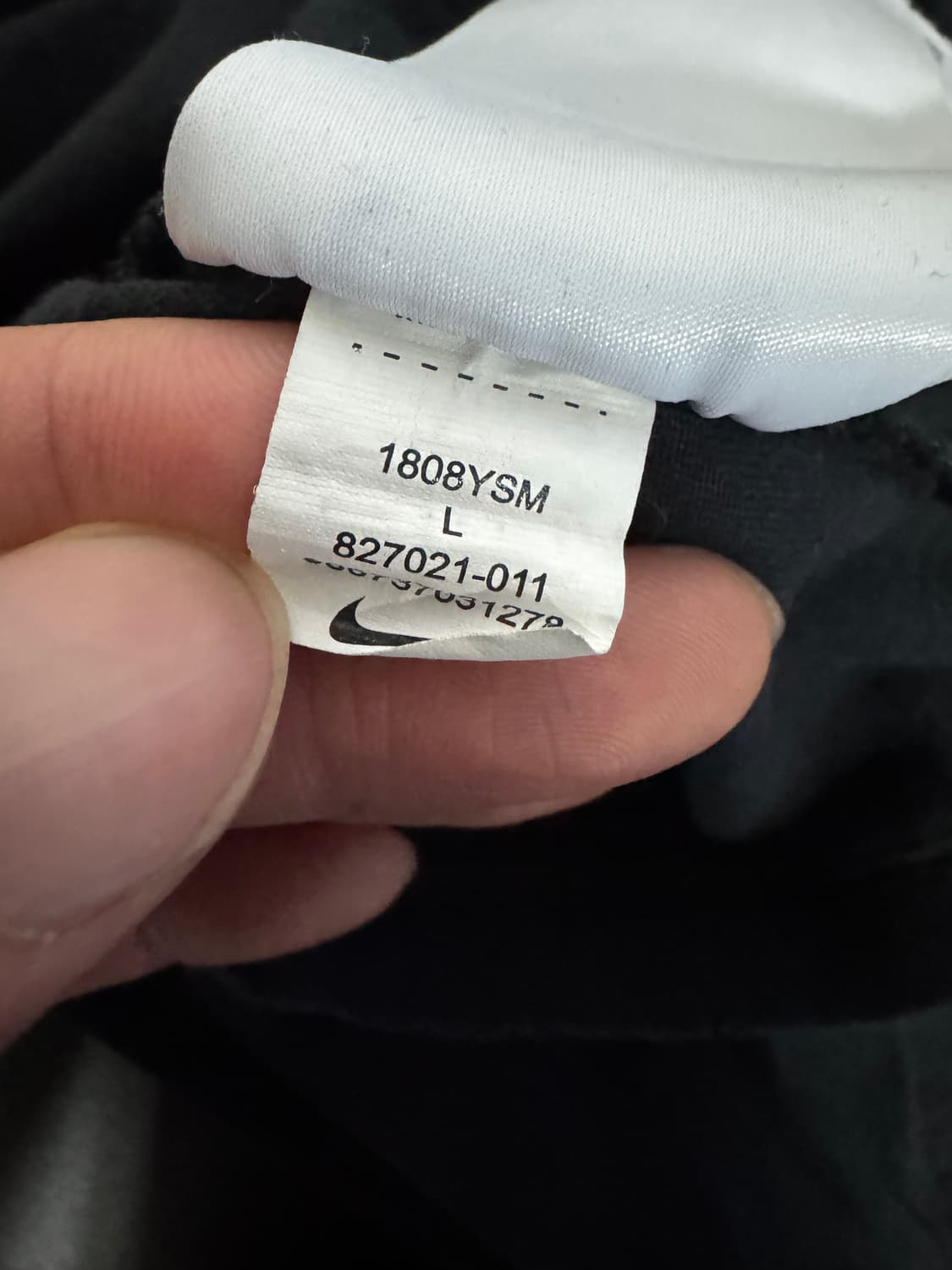 나이키 Nike 기본 스우시 로고 반팔 티셔츠 블랙 M ~ L 상품이미지5