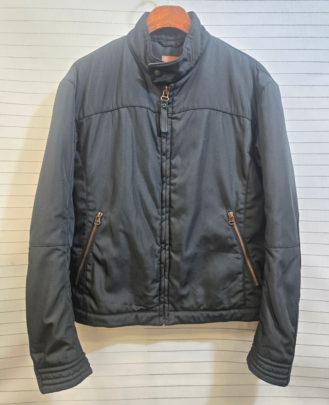 휴고보스 라이더 바이커 자켓 블랙 상품이미지1