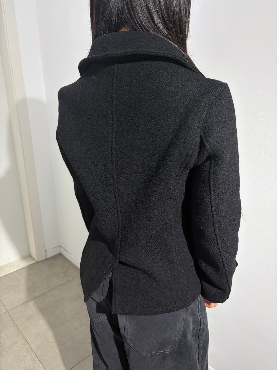 hare 울 더플 숏 피코트 상품이미지3