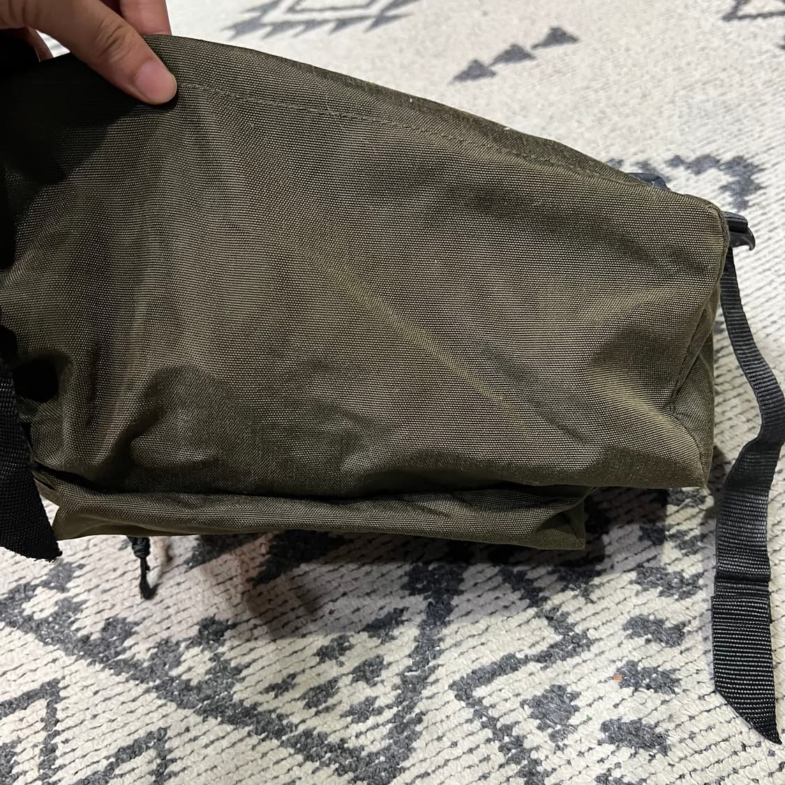 1990s Eastpak USA 이스트팩 올리브 백팩 상품이미지4