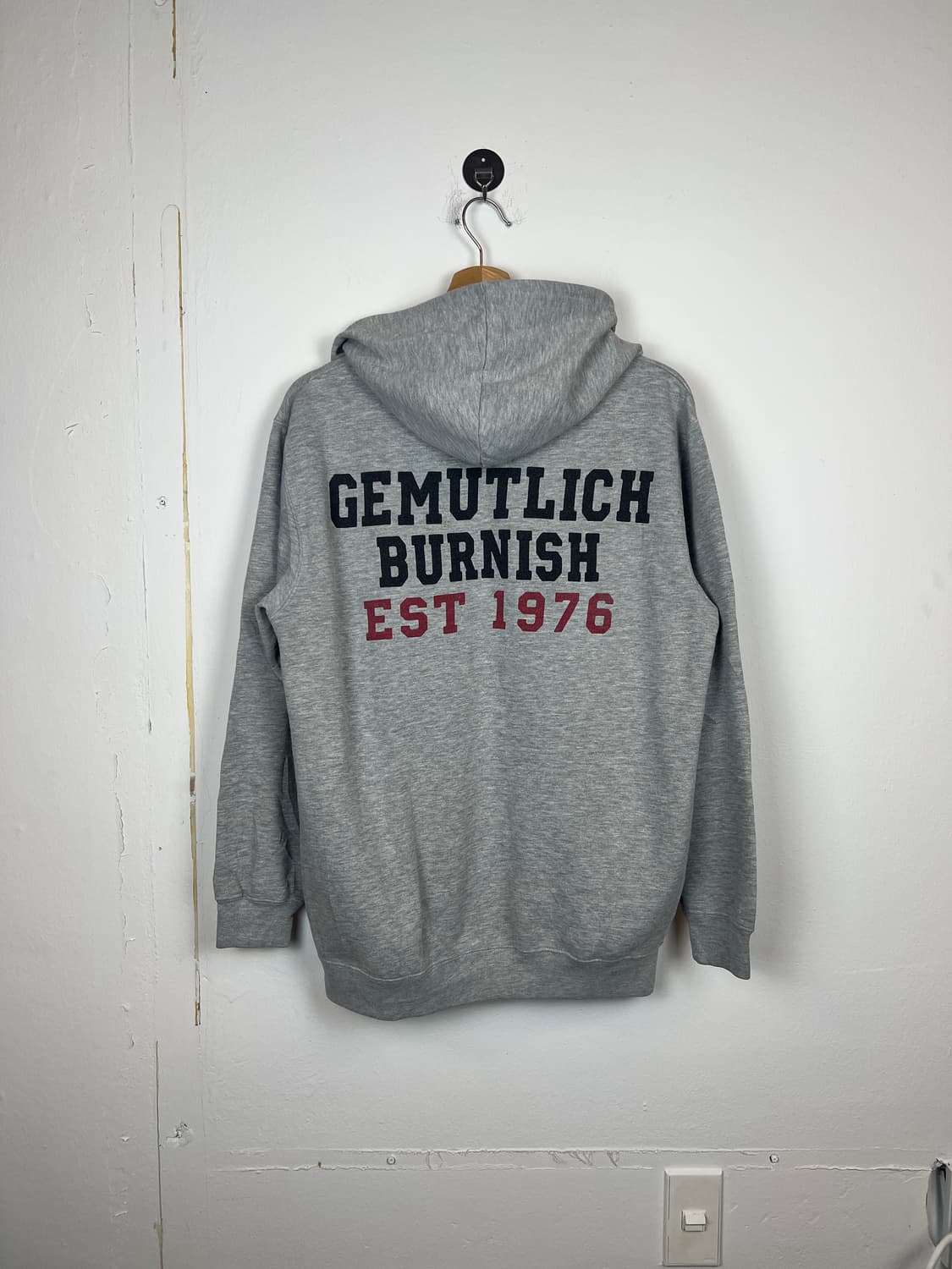 LOCK HEAVEN 그레이 프린팅 후드티 L 상품이미지2