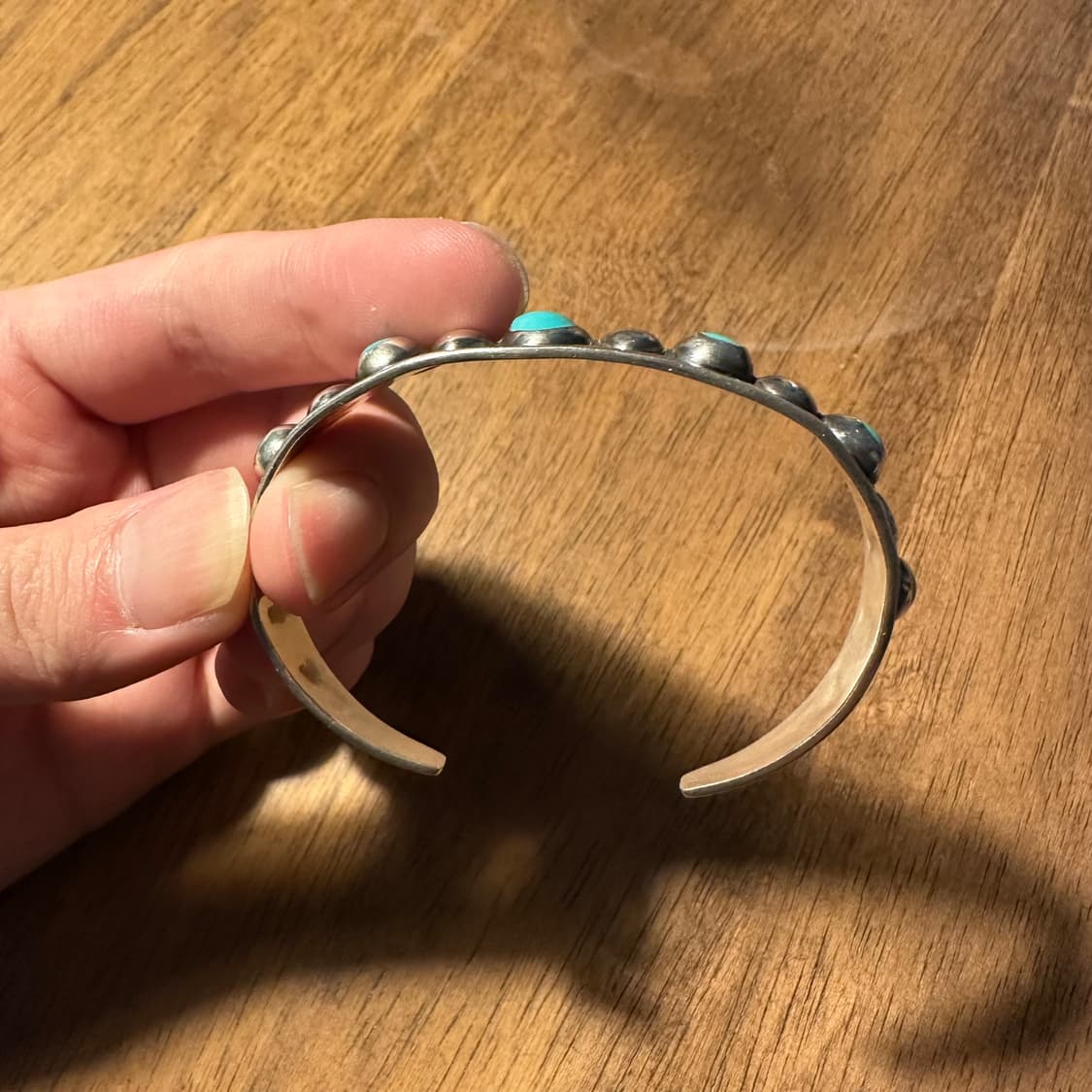 나바호 네이티브아메리칸 주얼리 터키석 뱅글 mex 925실버 상품이미지4
