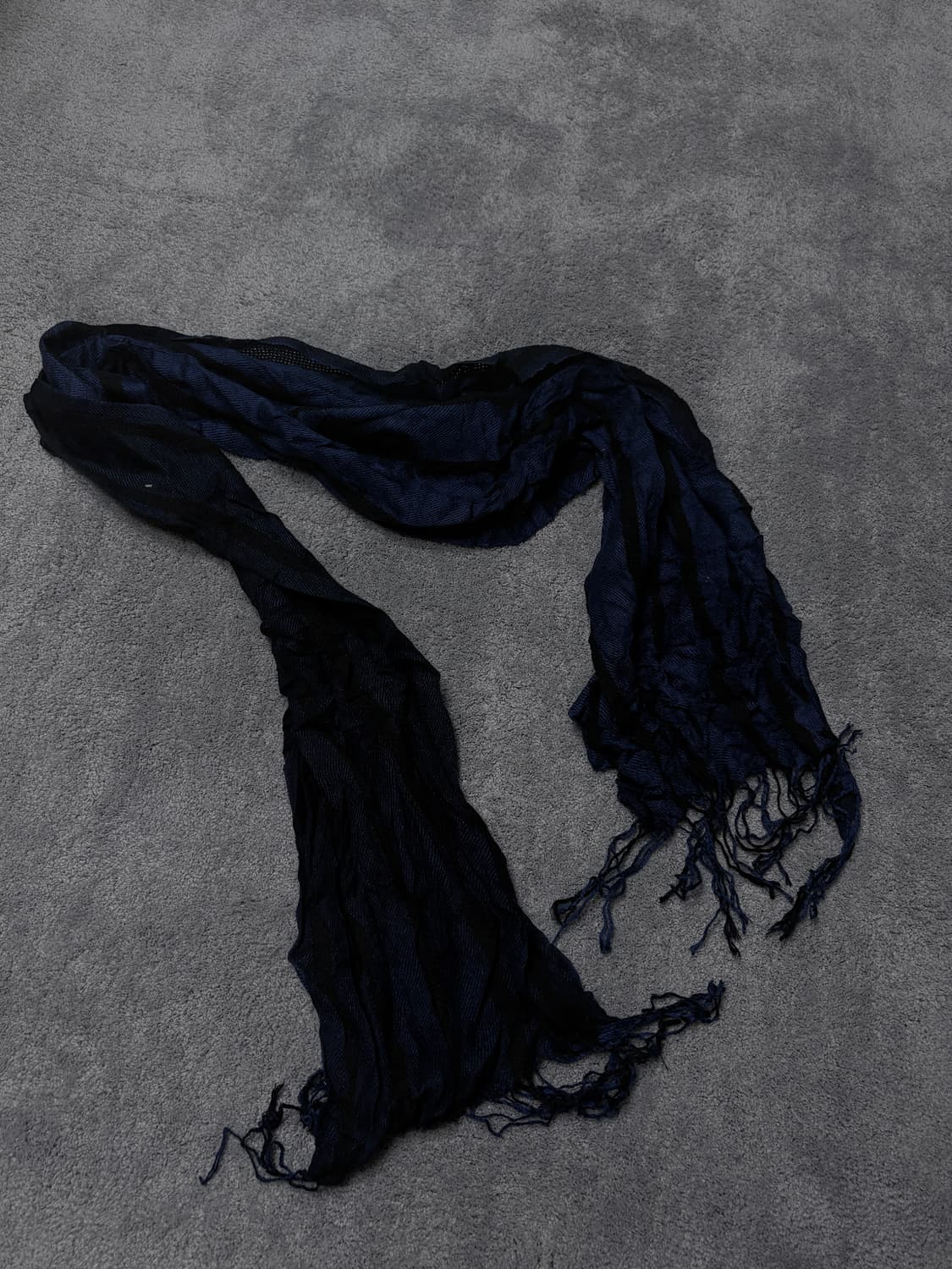 Vintage V-kei,punk dark blue.. muffler 상품이미지1