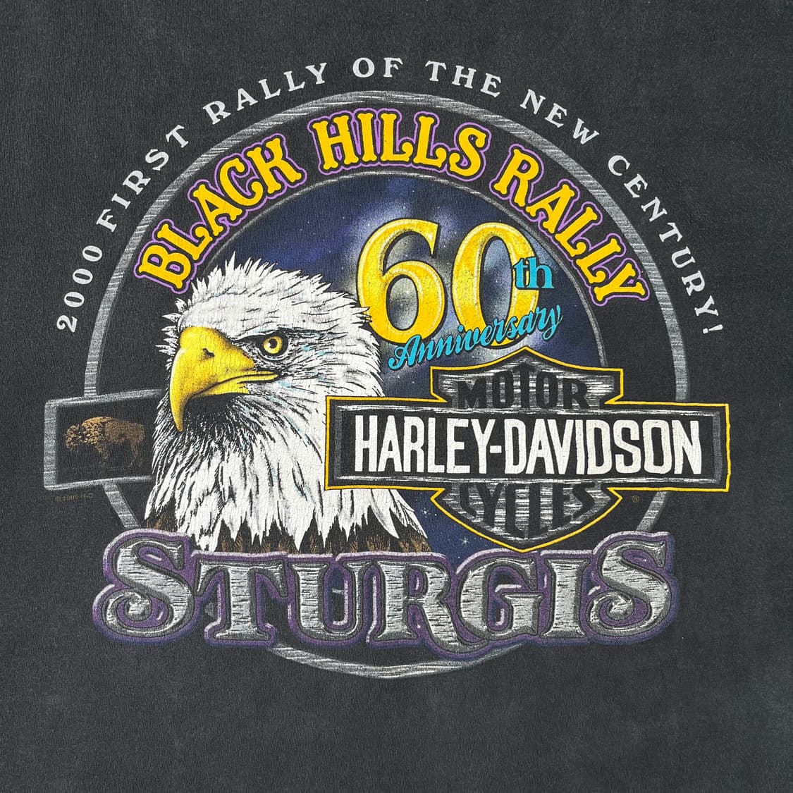 빈티지 할리데이비슨 60주년 sturgis 반팔 상품이미지6