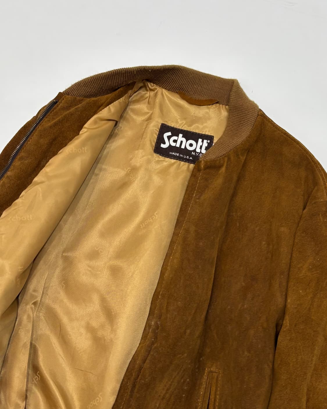 Schott 쇼트 스웨이드 자켓  상품이미지6