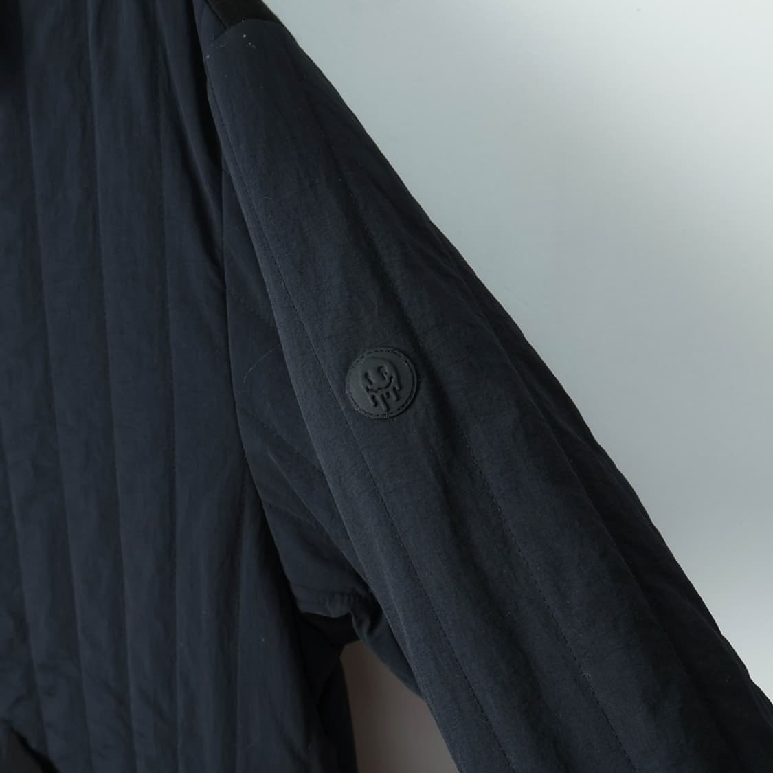 105/커스텀멜로우 새드스마일 버티컬 패딩셔츠 상품이미지4